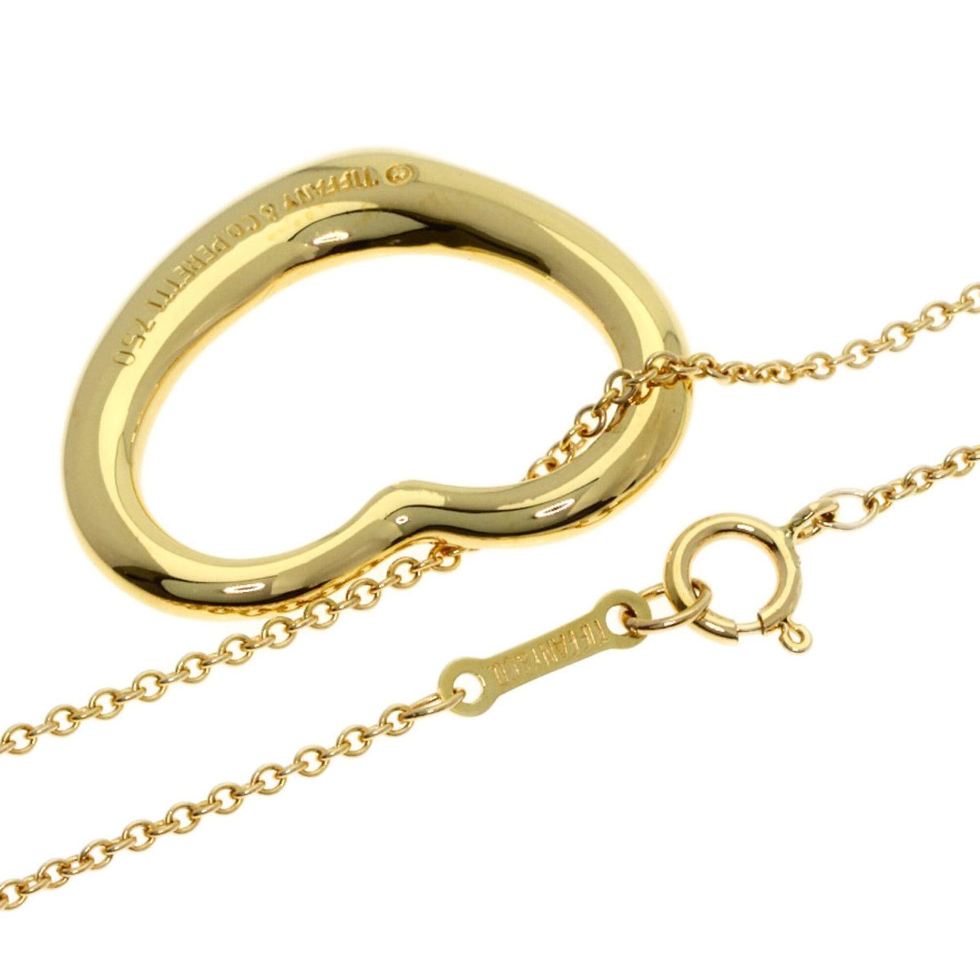 Tiffany & Co. Tiffany & Co. Open Heart Necklace, 18K Yellow Gold, Women's. Size ONE SIZE - 2 Thumbnail