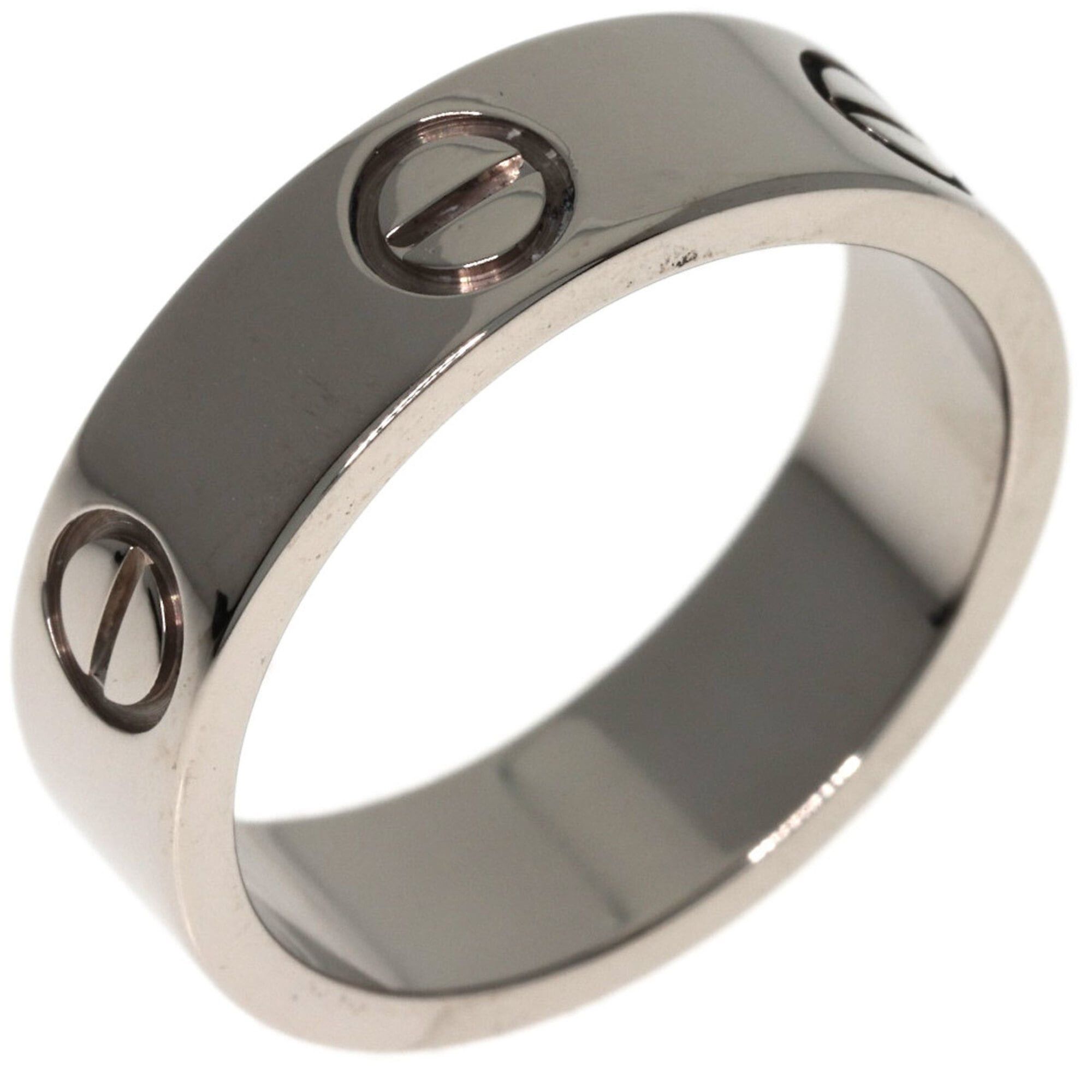 Cartier Cartier Love Ring #52, 18K White Gold, Women's Ring, CARTIER Size ONE SIZE - 2 Thumbnail