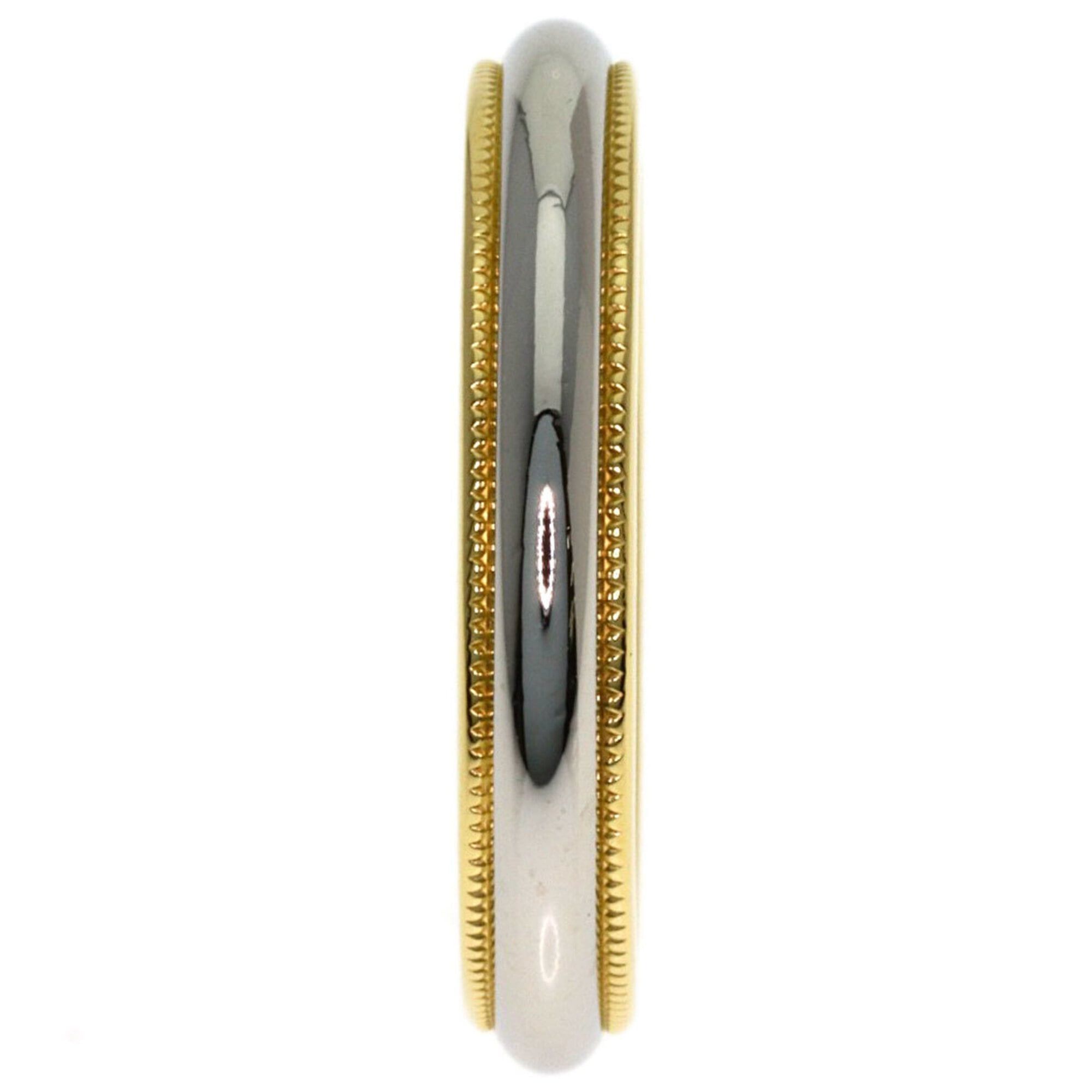 Tiffany & Co. Tiffany & Co. Milgrain Ring, 18K Yellow Gold/PT950, Women's. Size ONE SIZE - 3 Thumbnail