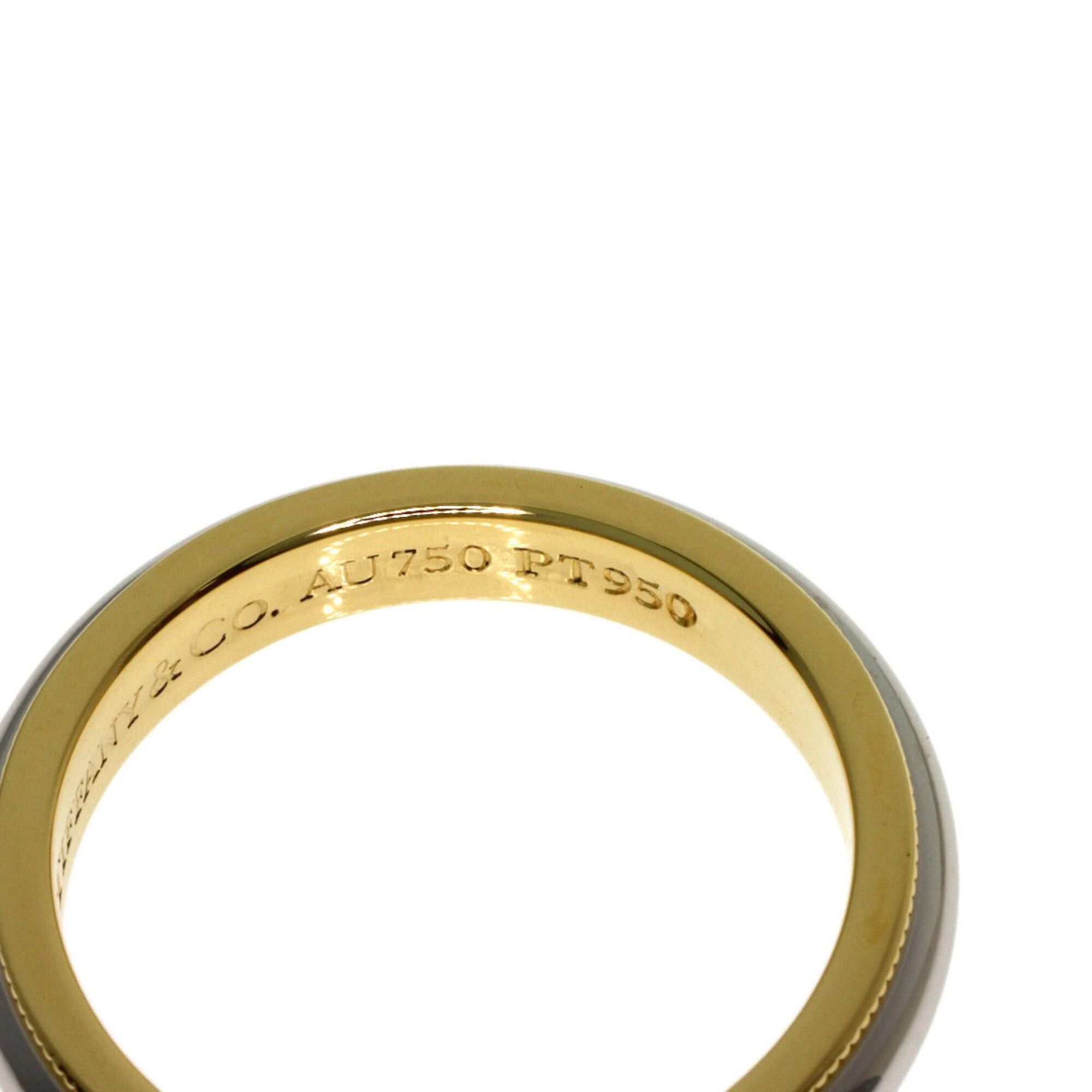Tiffany & Co. Tiffany & Co. Milgrain Ring, 18K Yellow Gold/PT950, Women's. Size ONE SIZE - 5 Thumbnail