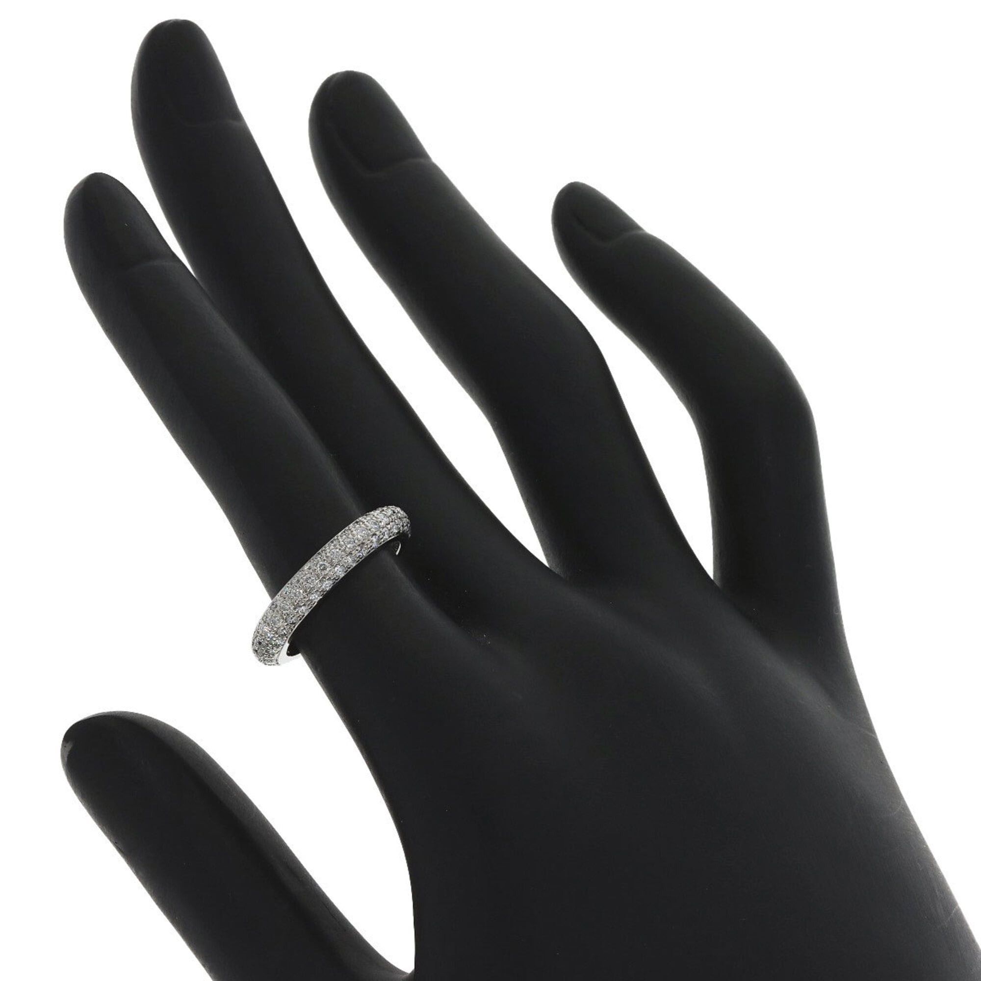 Cartier Cartier Full Eternity Pave Diamond Ring, Size 49, Platinum PT950, Women's. Size ONE SIZE - 6 Thumbnail