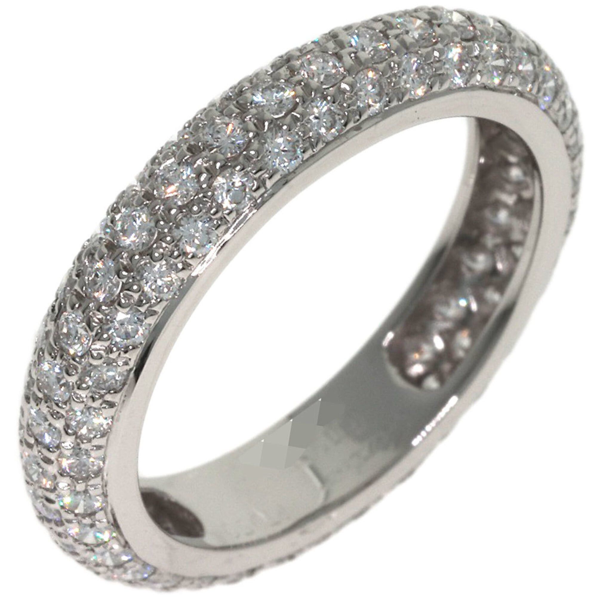 Cartier Cartier Full Eternity Pave Diamond Ring, Size 49, Platinum PT950, Women's. Size ONE SIZE - 2 Thumbnail