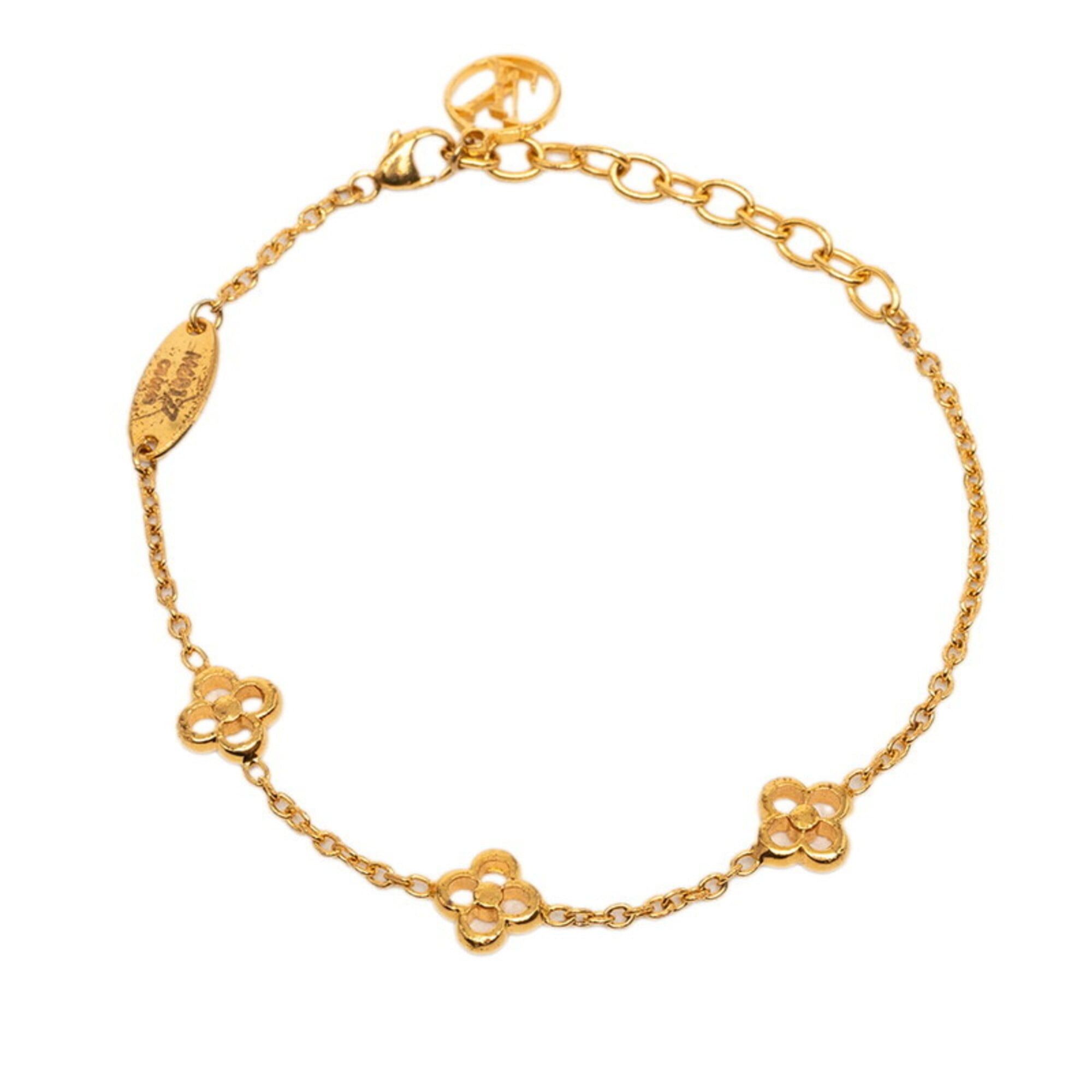 Louis Vuitton Louis Vuitton Monogram Flower Flowerful LV Circle Bracelet M68127 Gold Plated Women's LOUIS VUITTON Size ONE SIZE - 2 Thumbnail