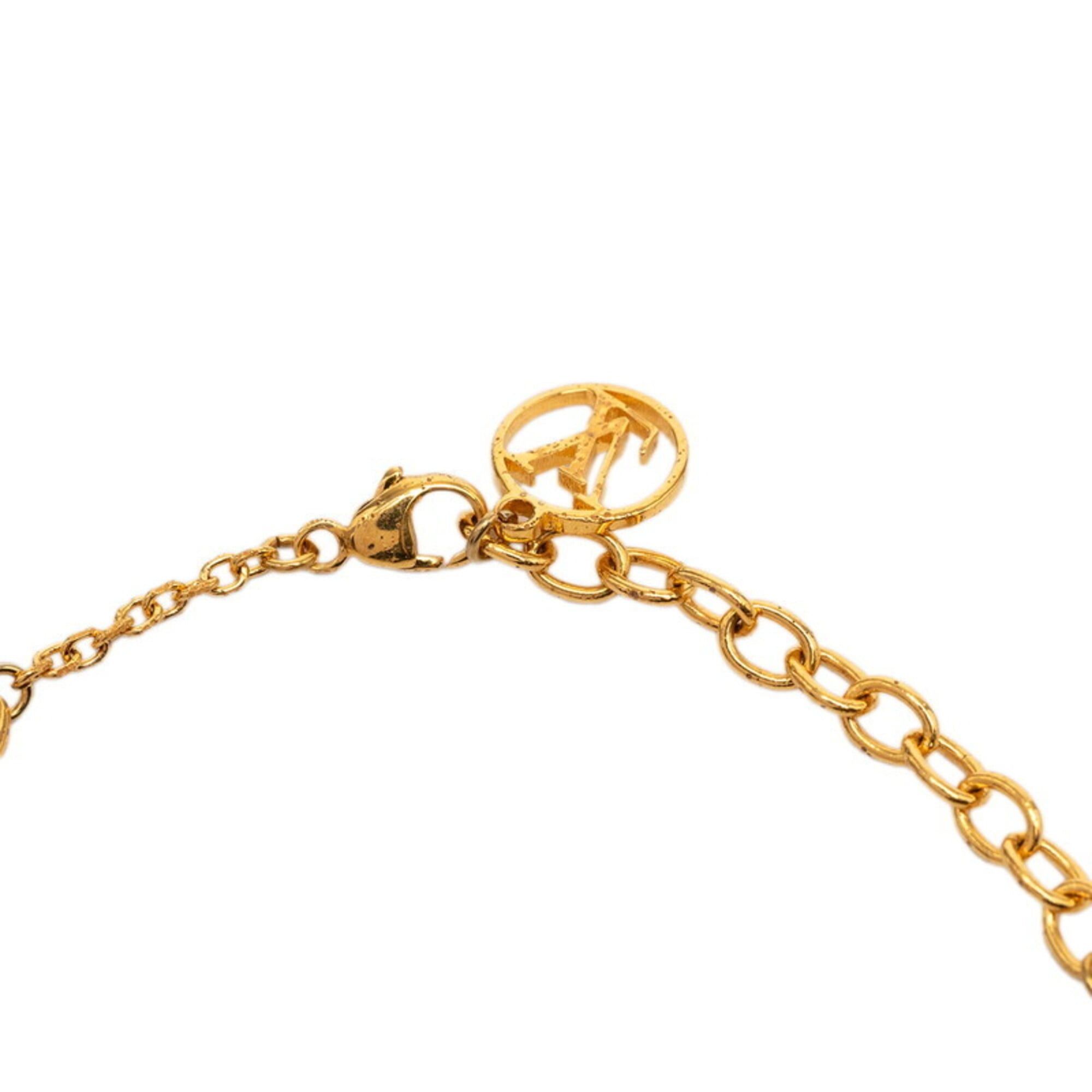 Louis Vuitton Louis Vuitton Monogram Flower Flowerful LV Circle Bracelet M68127 Gold Plated Women's LOUIS VUITTON Size ONE SIZE - 4 Thumbnail