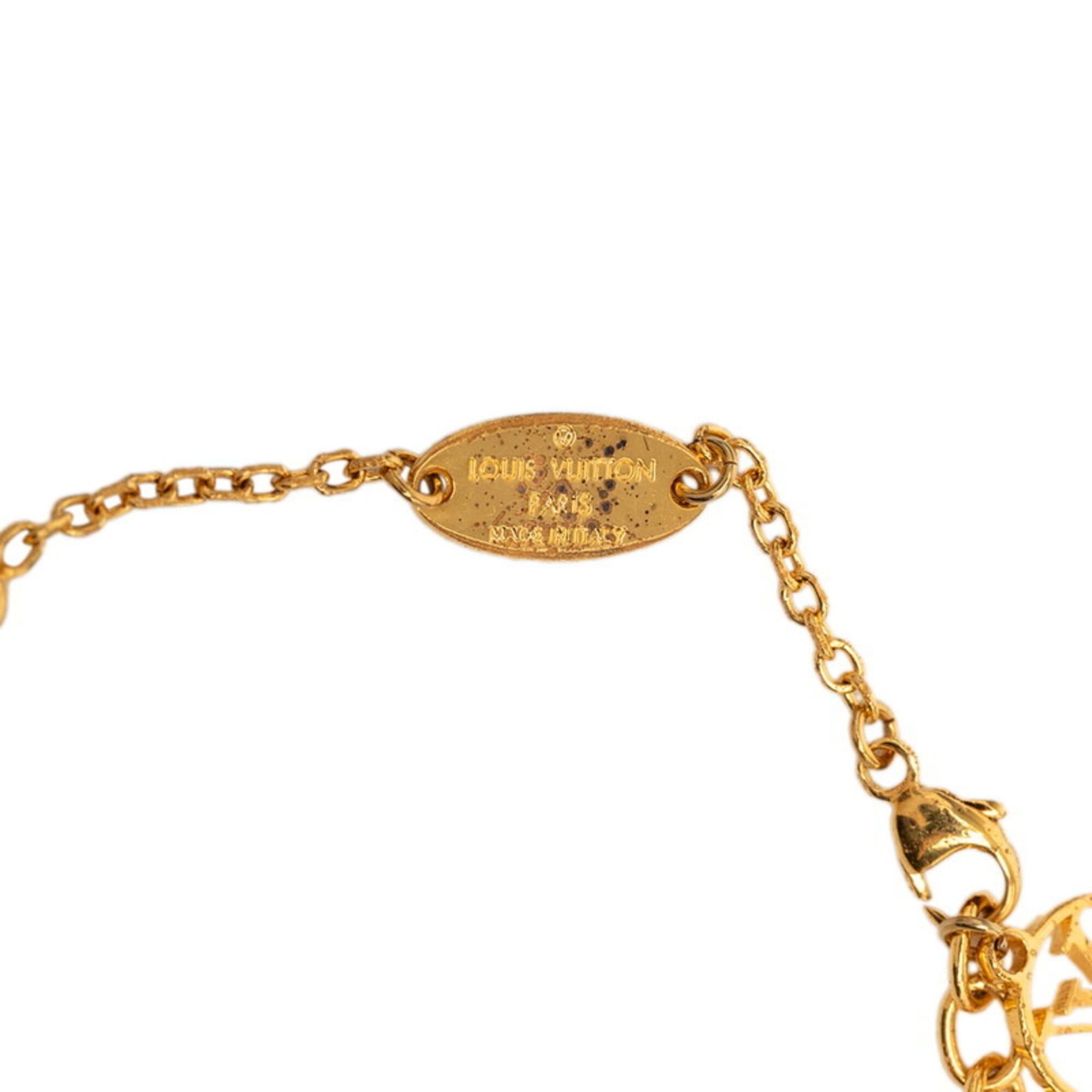 Louis Vuitton Louis Vuitton Monogram Flower Flowerful LV Circle Bracelet M68127 Gold Plated Women's LOUIS VUITTON Size ONE SIZE - 6 Thumbnail