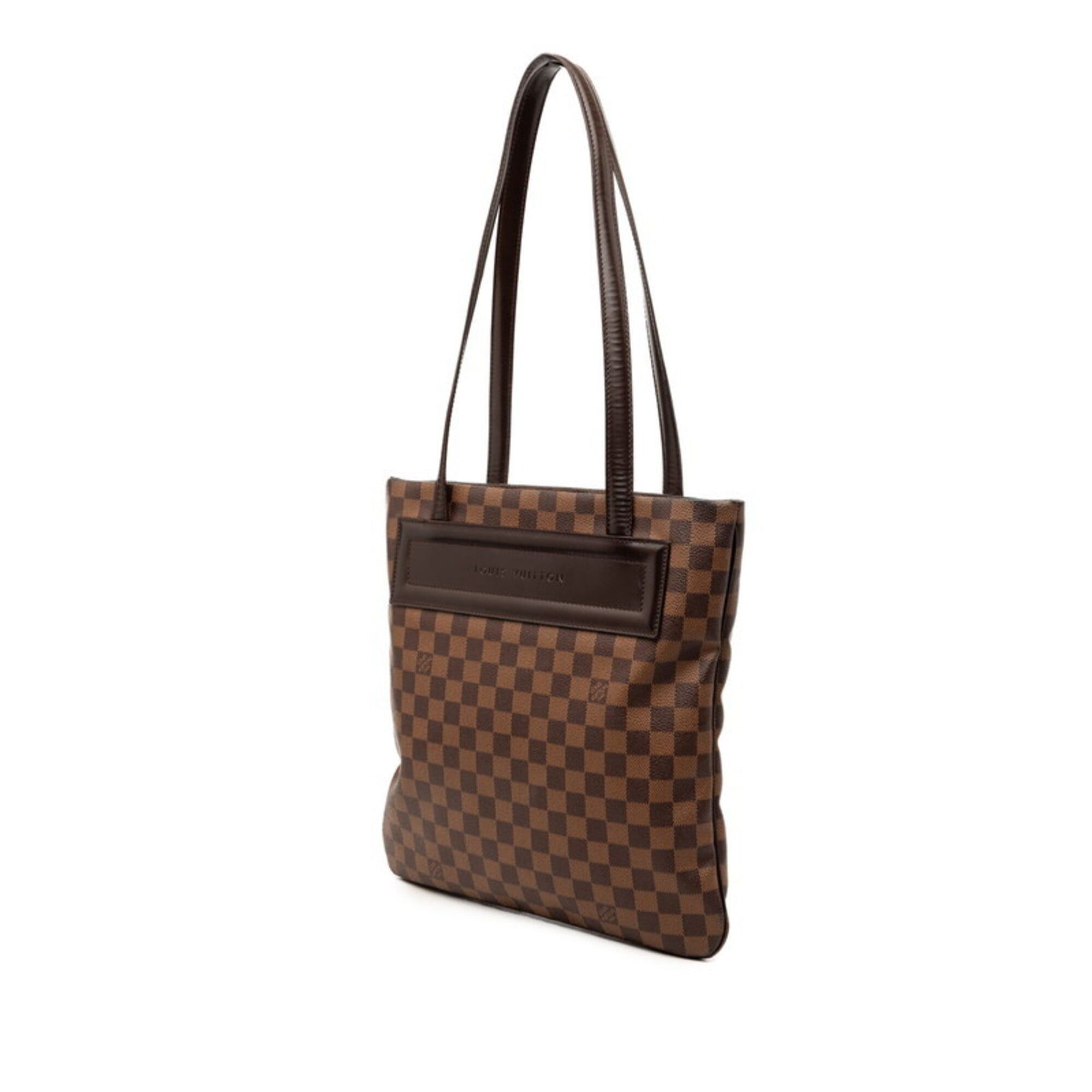 Louis Vuitton Louis Vuitton Damier Clifton Tote Bag Shoulder N51149 Brown Leather Women's LOUIS VUITTON Size ONE SIZE - 2 Thumbnail
