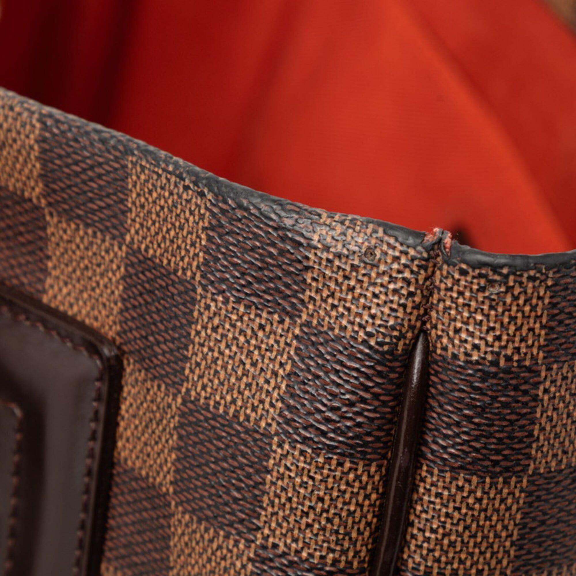 Louis Vuitton Louis Vuitton Damier Clifton Tote Bag Shoulder N51149 Brown Leather Women's LOUIS VUITTON Size ONE SIZE - 8 Thumbnail