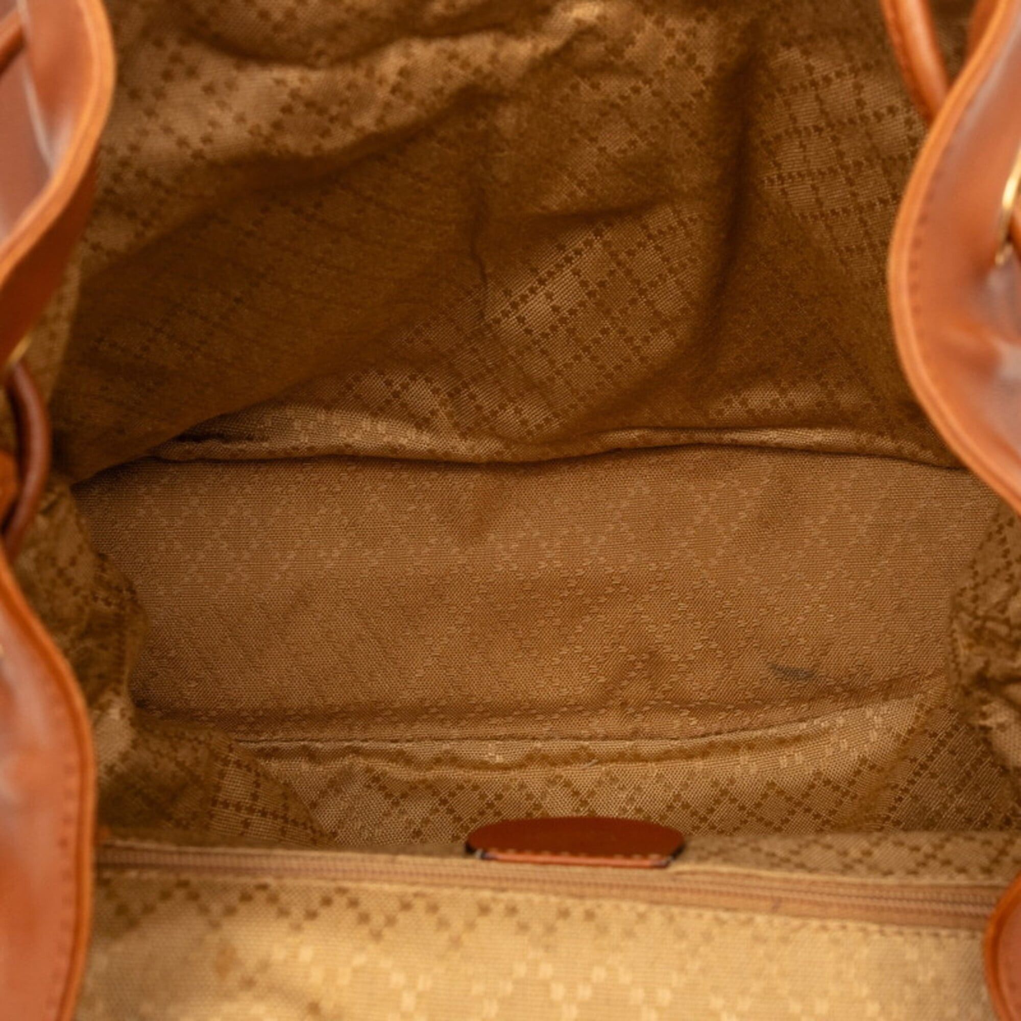 Gucci Gucci Bamboo Backpack Daypack Brown Leather Women's GUCCI Size ONE SIZE - 5 Thumbnail