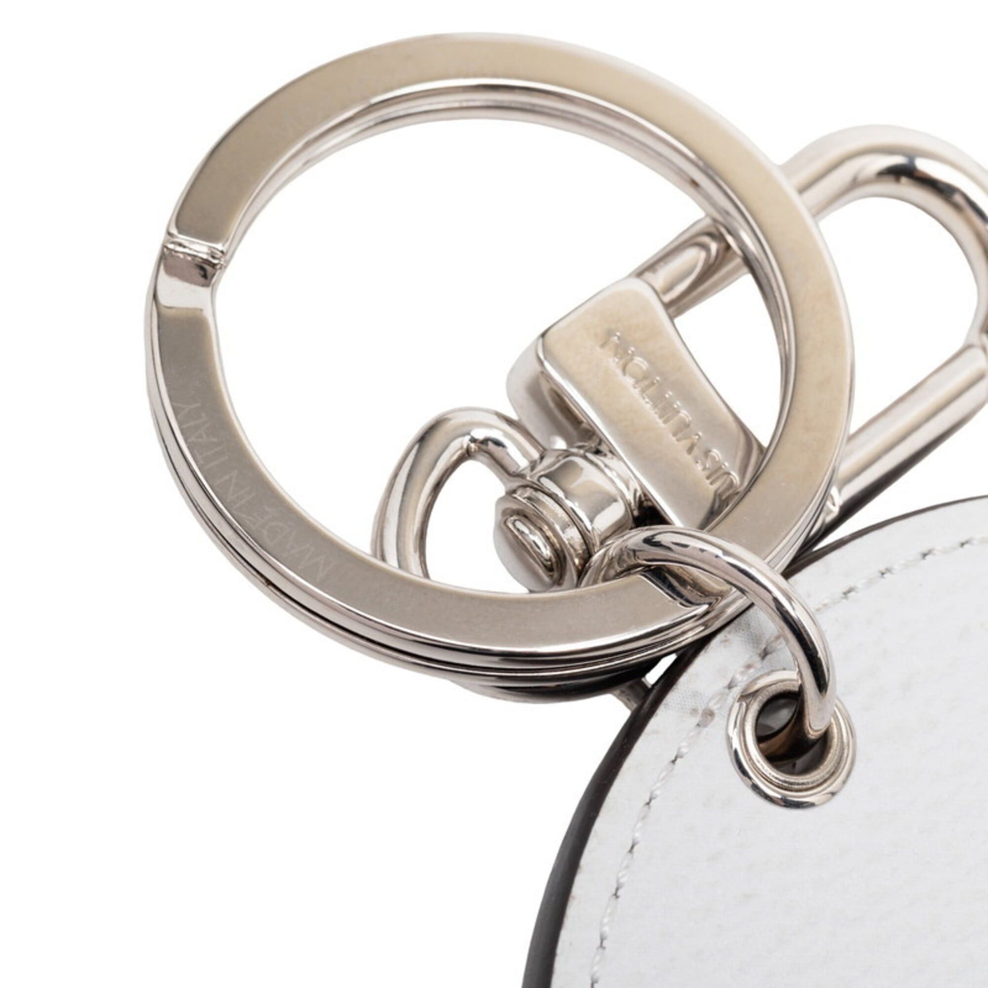 Louis Vuitton Louis Vuitton Monogram Portefeuille Round Charm Accessory Bag Keychain M68301 Gray Leather Women's LOUIS VUITTON Size ONE SIZE - 4 Thumbnail