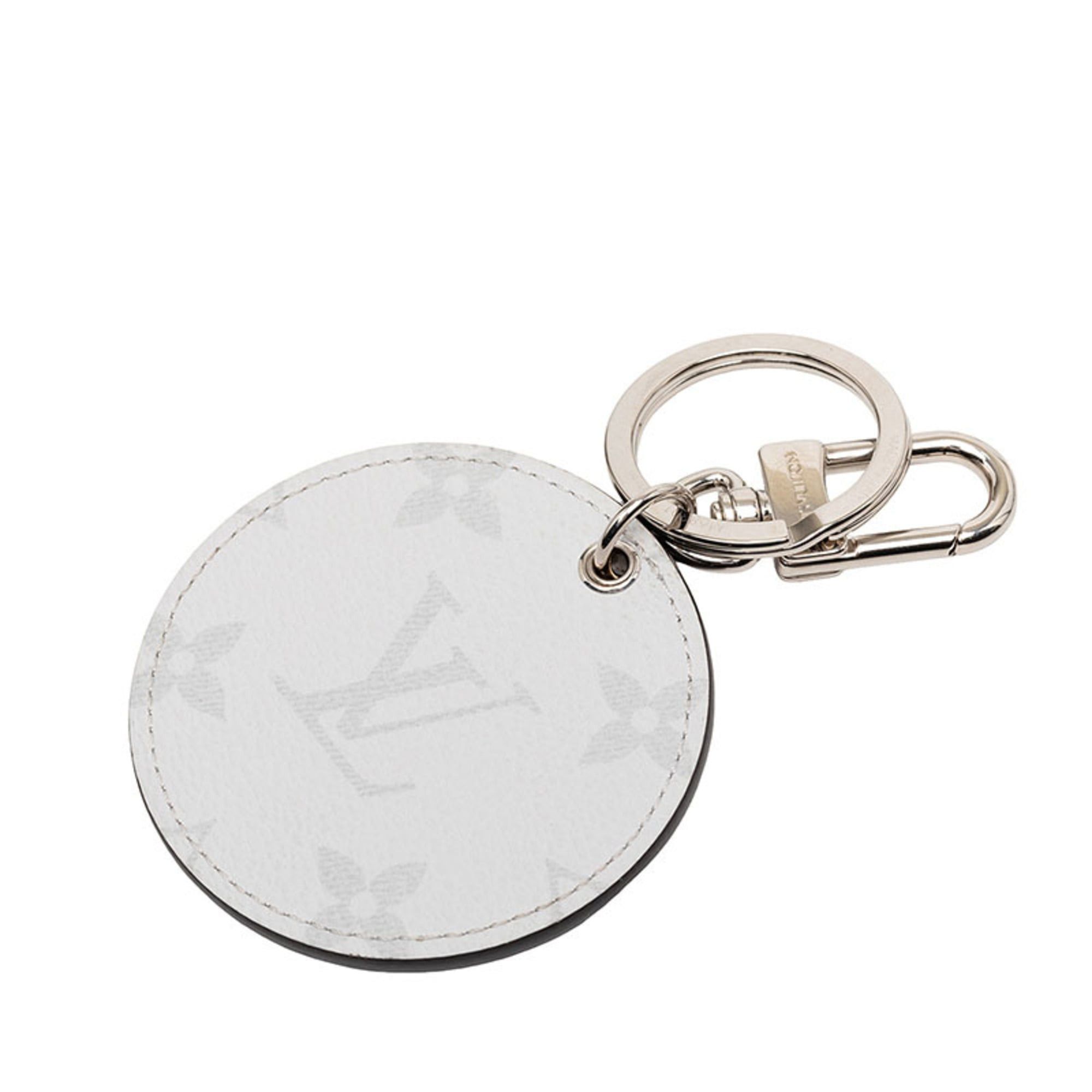 Louis Vuitton Louis Vuitton Monogram Portefeuille Round Charm Accessory Bag Keychain M68301 Gray Leather Women's LOUIS VUITTON Size ONE SIZE - 2 Thumbnail