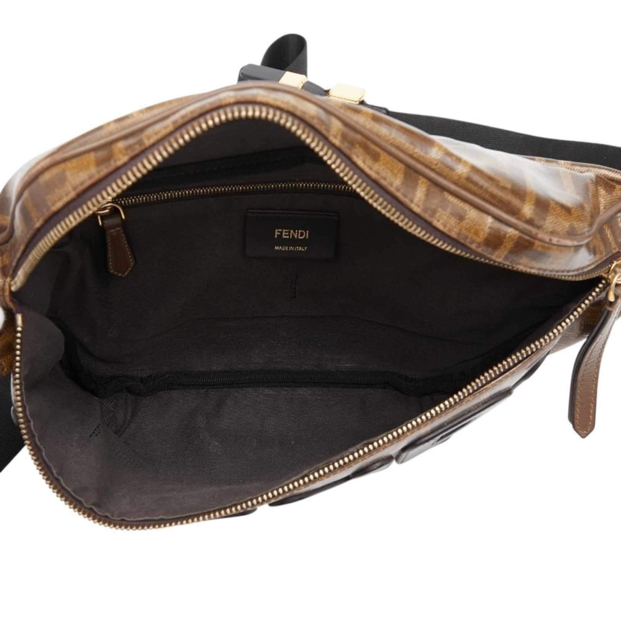 Fendi Fendi x Fila Zucca Body Bag Waist 8BM006 Brown Multicolor Women's FENDI Size ONE SIZE - 9 Thumbnail