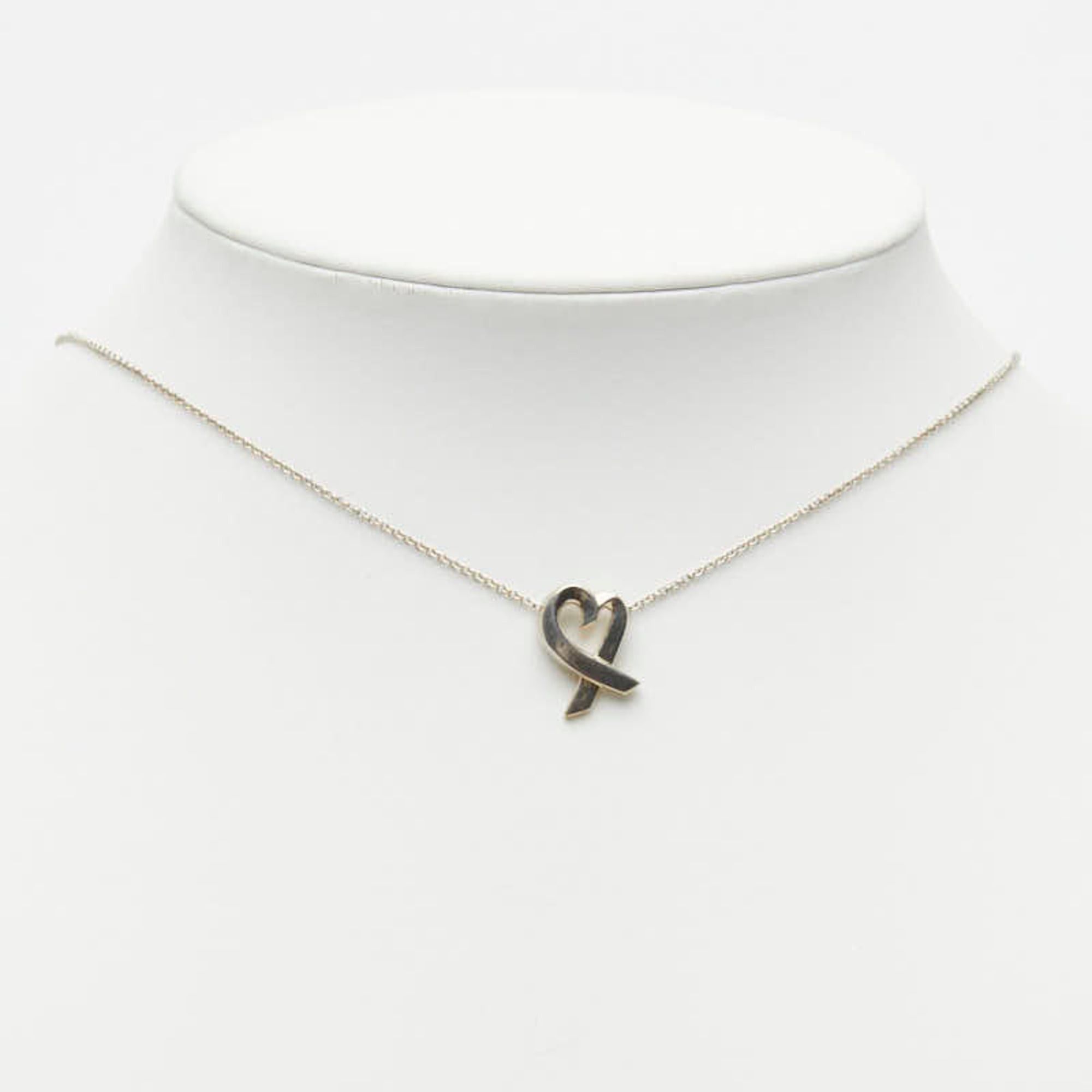 Tiffany & Co. Tiffany & Co. Paloma Picasso Loving Heart Chain Pendant Necklace, SV925 Silver, Women's. Size ONE SIZE - 7 Thumbnail