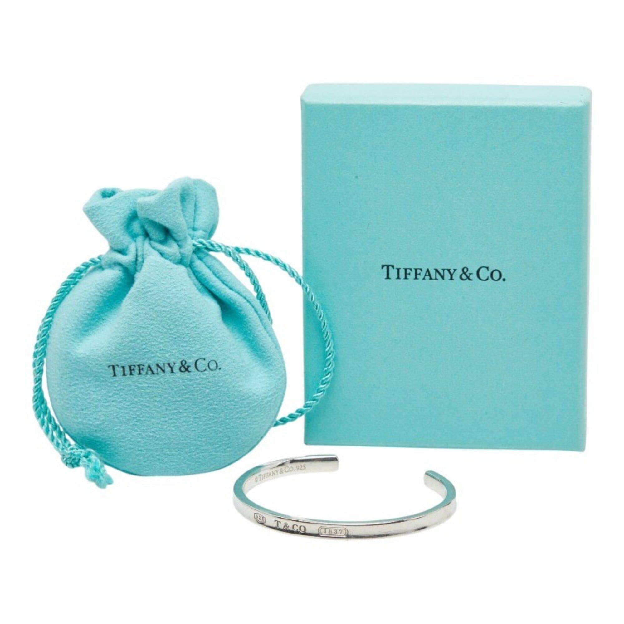 Tiffany & Co. Tiffany & Co. 1837 Cuff Narrow Bangle, SV925 Silver, Women's. Size ONE SIZE - 7 Thumbnail