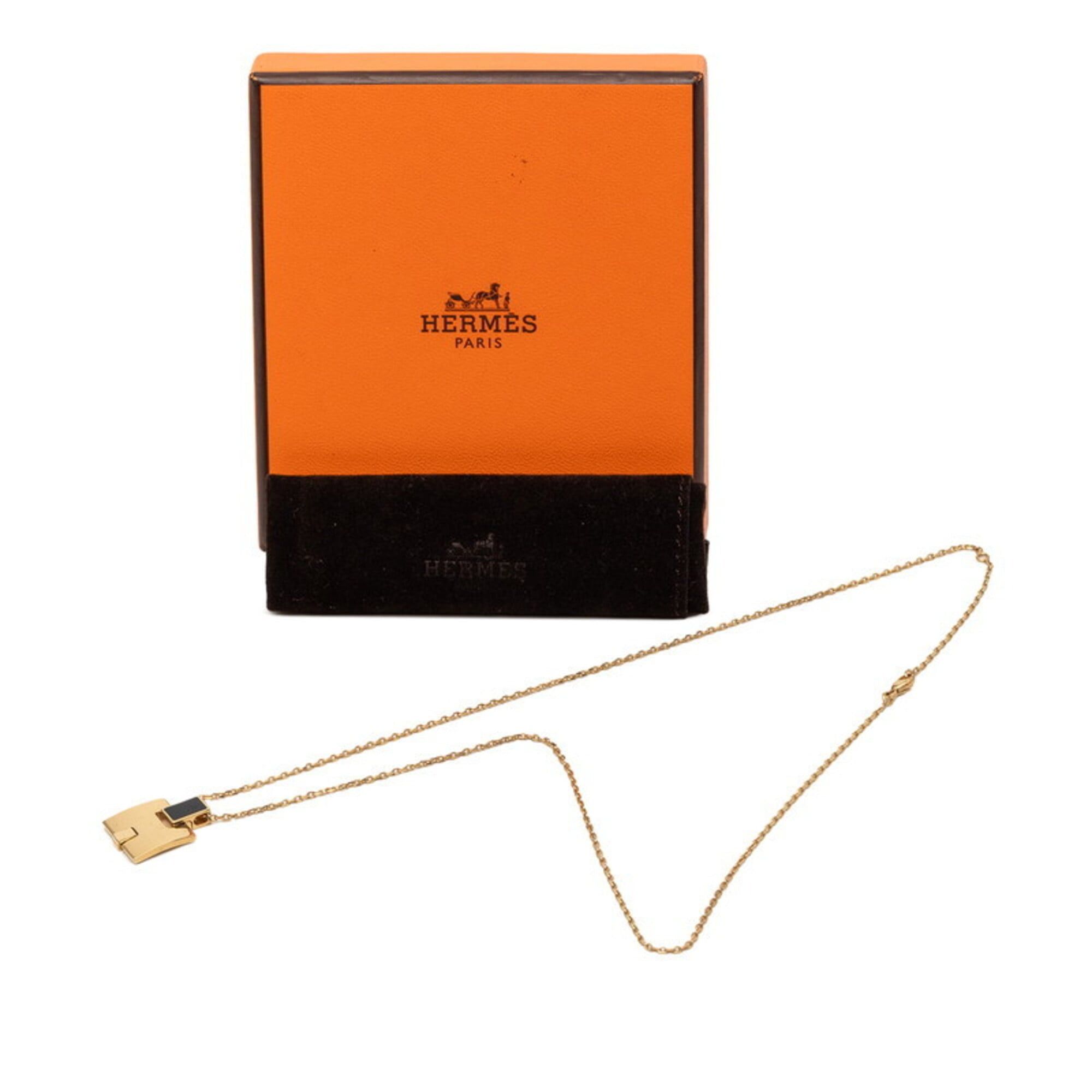 Hermes Hermes Eileen Pendant Necklace, Gold Plated, Women's Size ONE SIZE - 5 Thumbnail