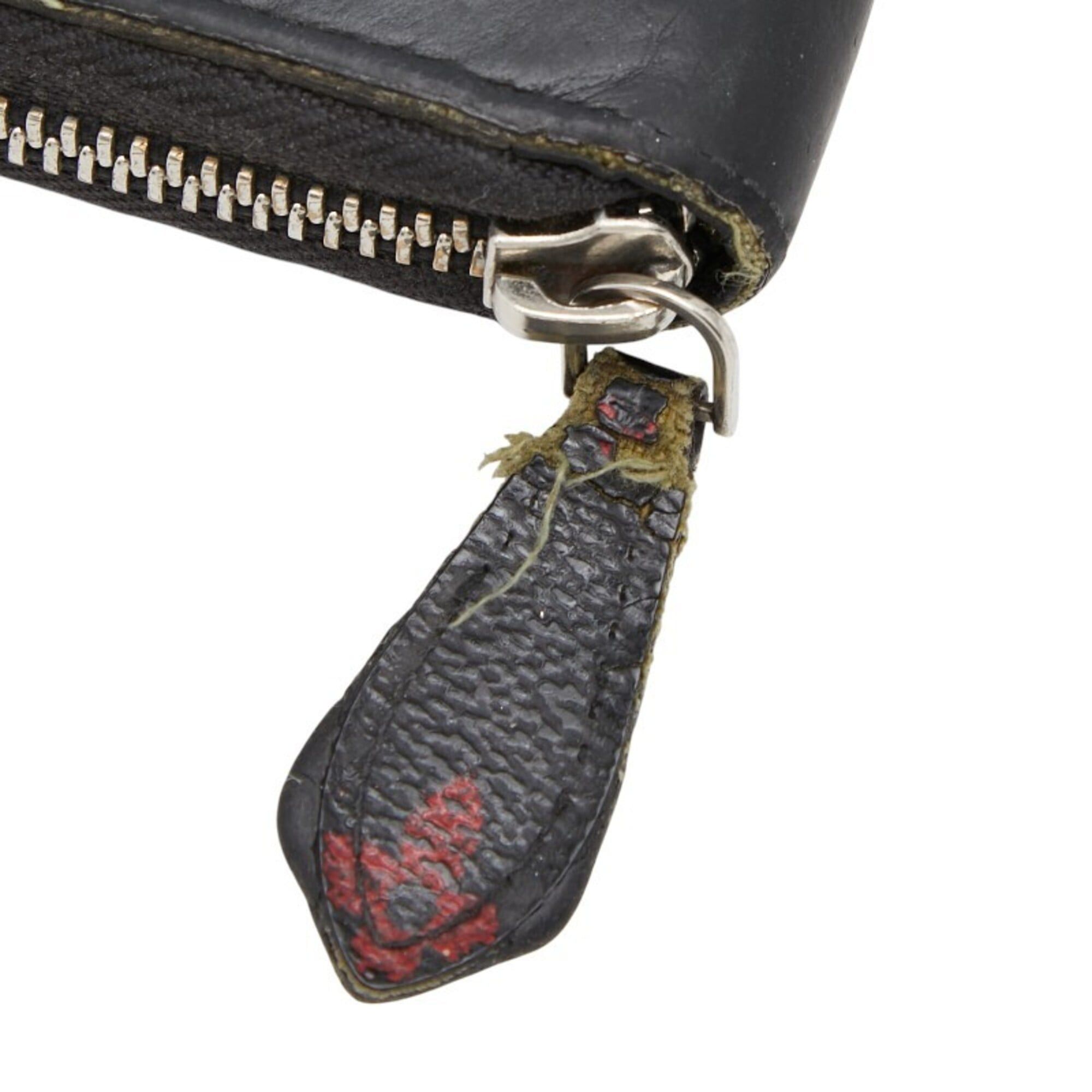 Louis Vuitton Louis Vuitton Monogram Rouge Zippy Wallet Long M60974 Black Red Leather Women's LOUIS VUITTON Size ONE SIZE - 8 Thumbnail