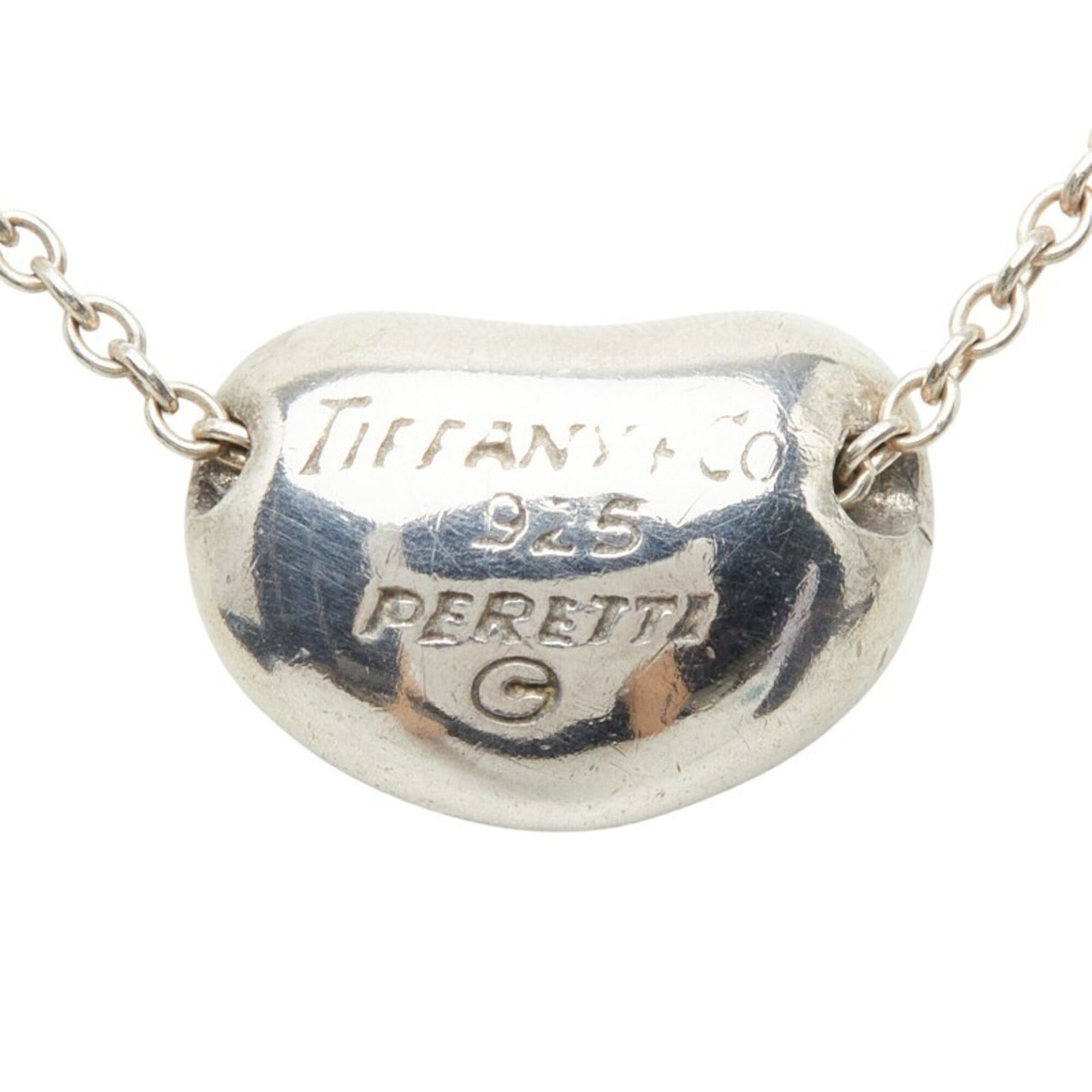 Tiffany & Co. Tiffany & Co. Bean Motif Chain Pendant Necklace, SV925 Silver, Women's. Size ONE SIZE - 4 Thumbnail