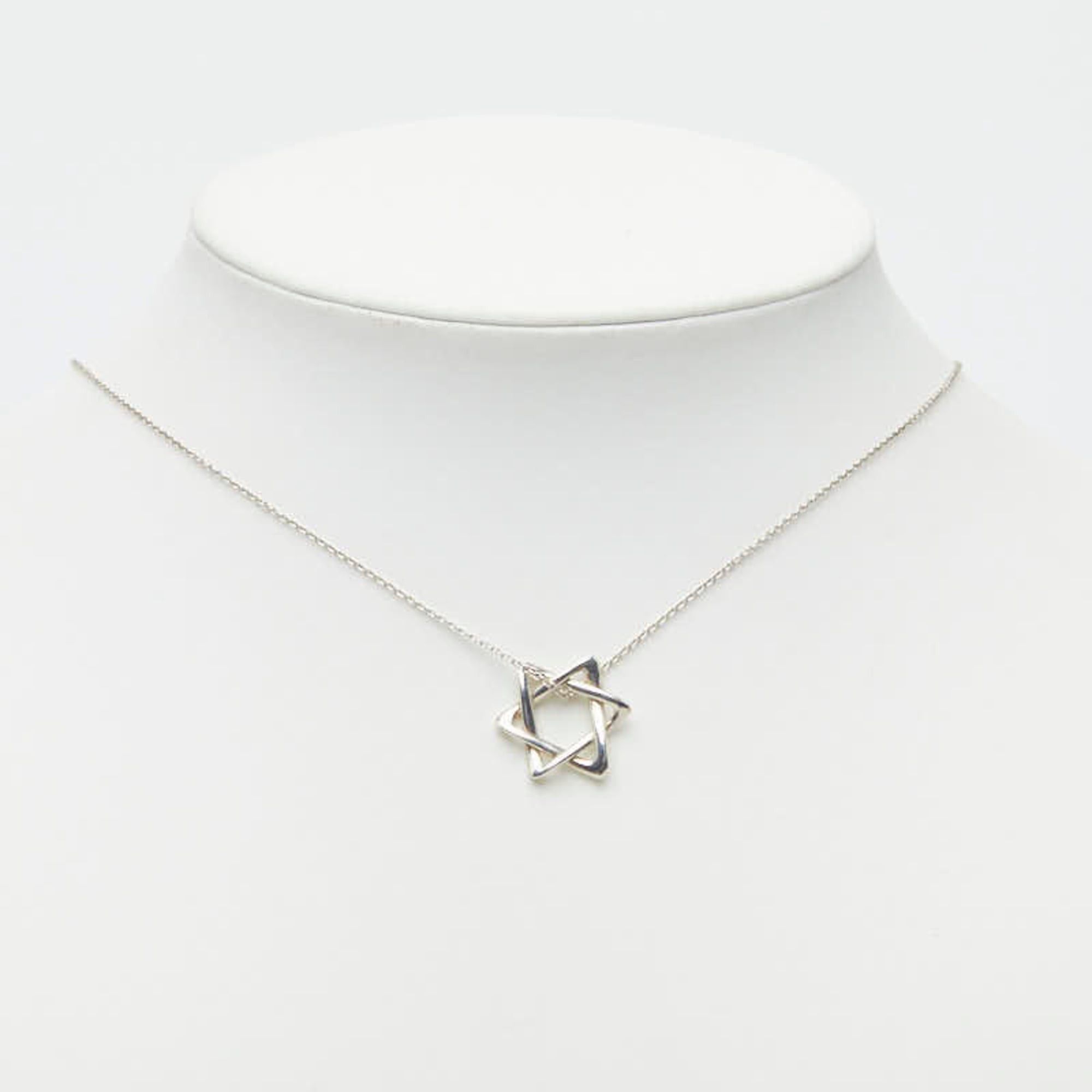 Tiffany & Co. Tiffany & Co. Star of David Necklace, SV925 Silver, Women's. Size ONE SIZE - 7 Thumbnail