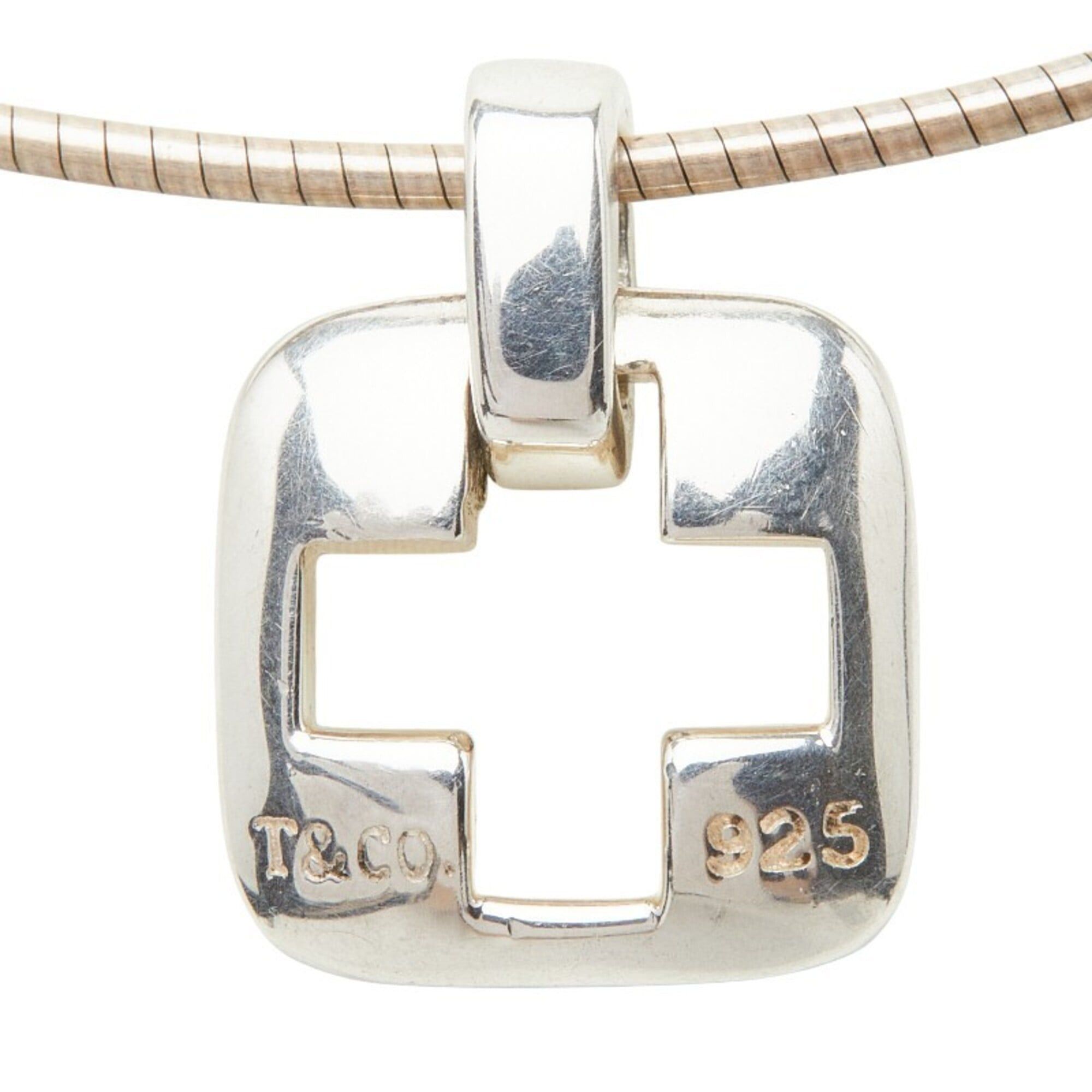 Tiffany & Co. Tiffany & Co. Open Cross Necklace, SV925 Silver, Women's. Size ONE SIZE - 3 Thumbnail