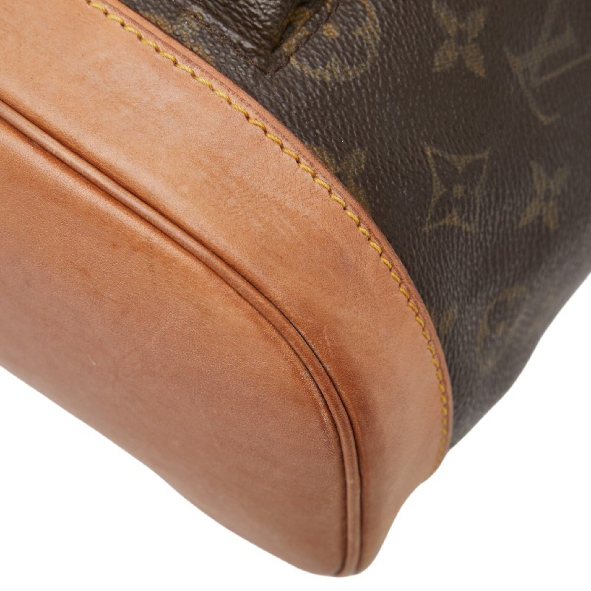 Louis Vuitton Louis Vuitton Monogram Montsouris MM Backpack M51136 Brown Leather Women's LOUIS VUITTON Size ONE SIZE - 4 Thumbnail