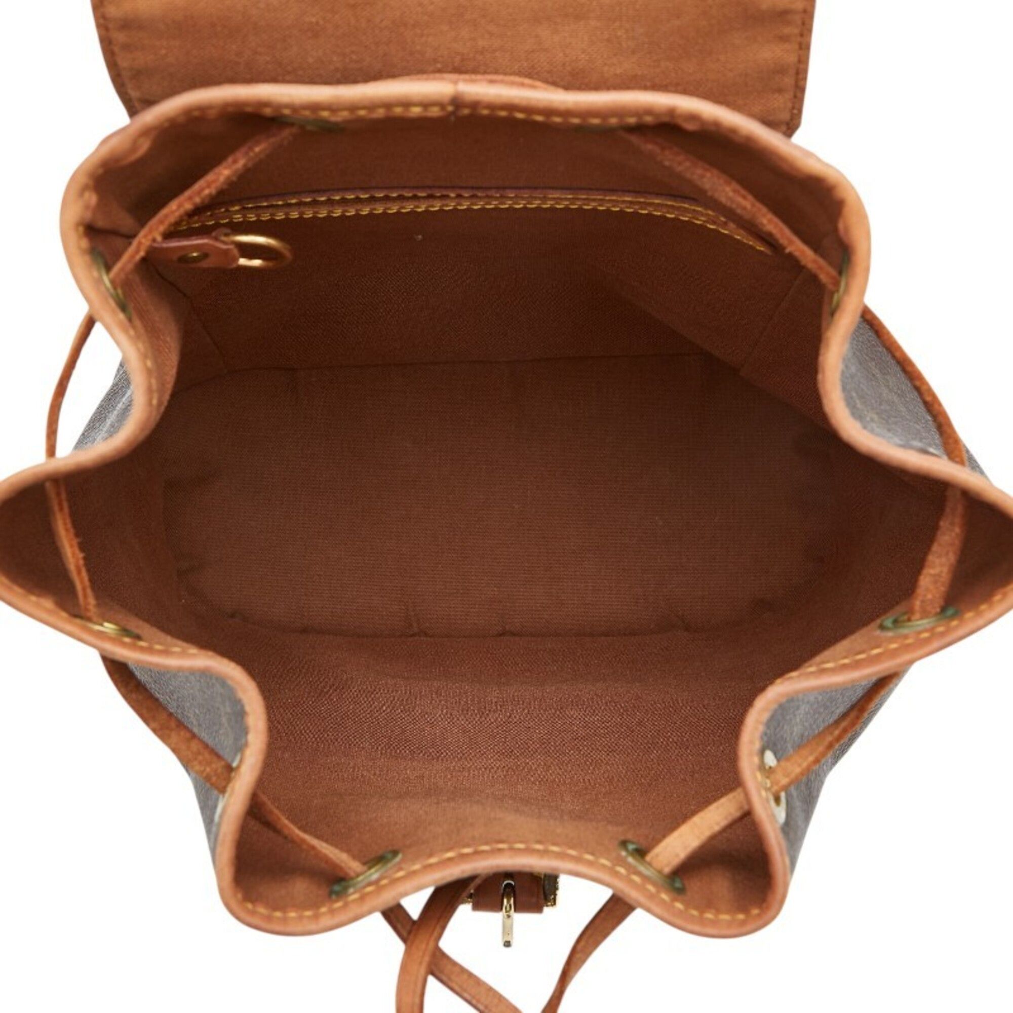 Louis Vuitton Louis Vuitton Monogram Montsouris MM Backpack M51136 Brown Leather Women's LOUIS VUITTON Size ONE SIZE - 10 Thumbnail