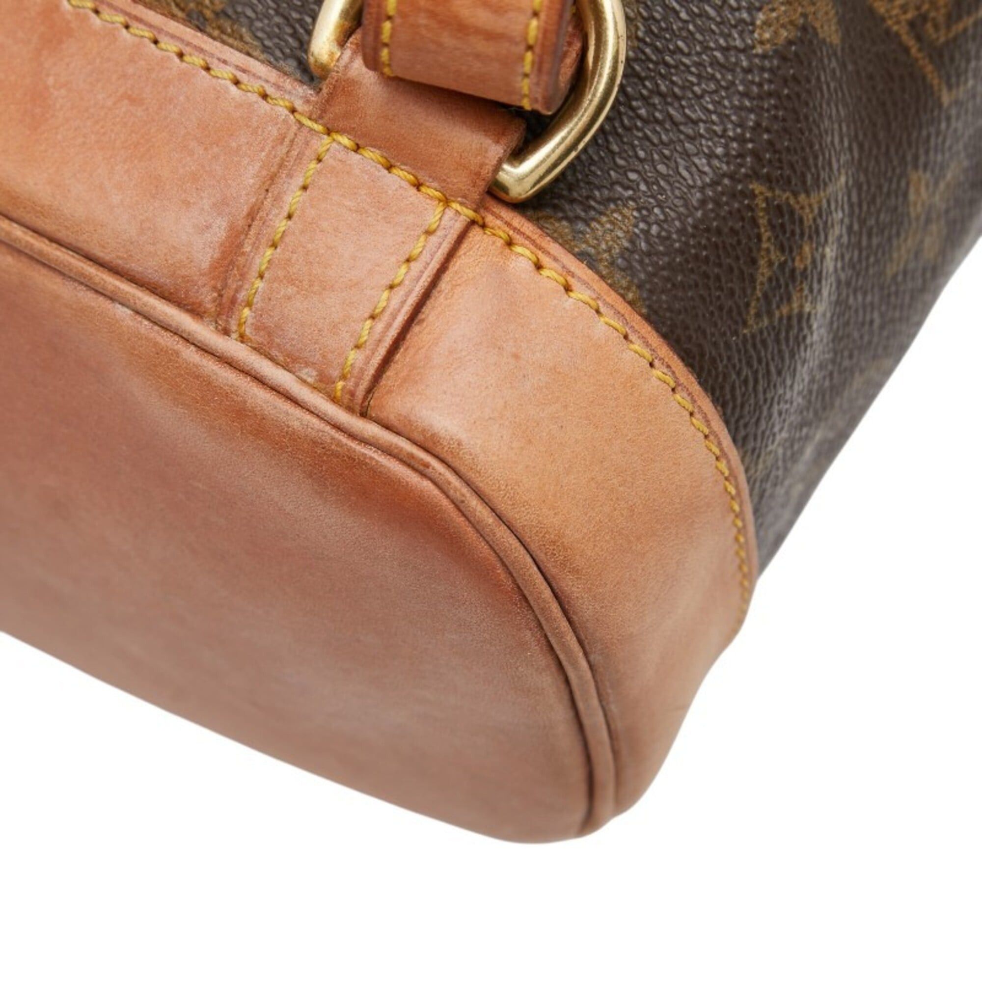 Louis Vuitton Louis Vuitton Monogram Montsouris MM Backpack M51136 Brown Leather Women's LOUIS VUITTON Size ONE SIZE - 6 Thumbnail