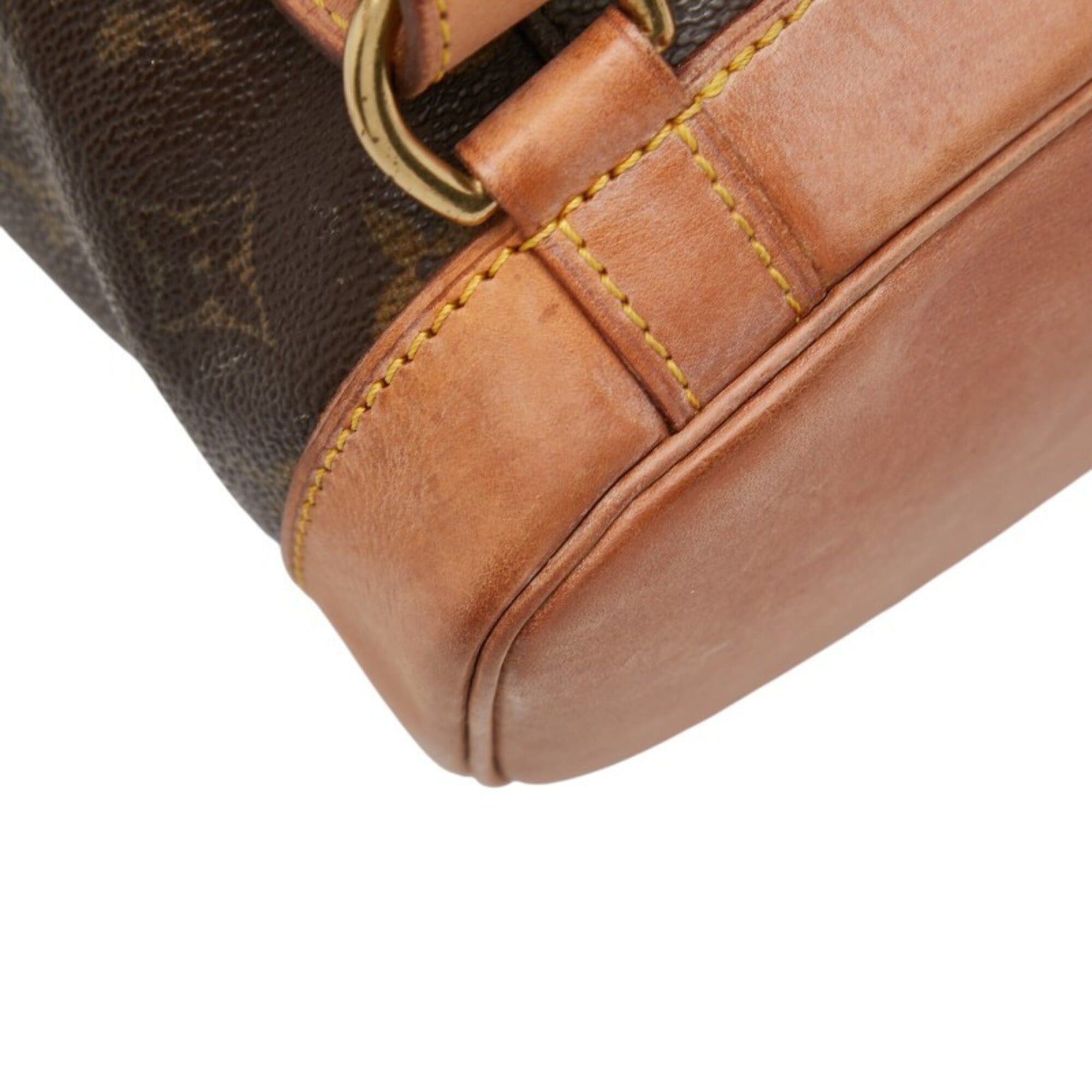 Louis Vuitton Louis Vuitton Monogram Montsouris MM Backpack M51136 Brown Leather Women's LOUIS VUITTON Size ONE SIZE - 7 Thumbnail