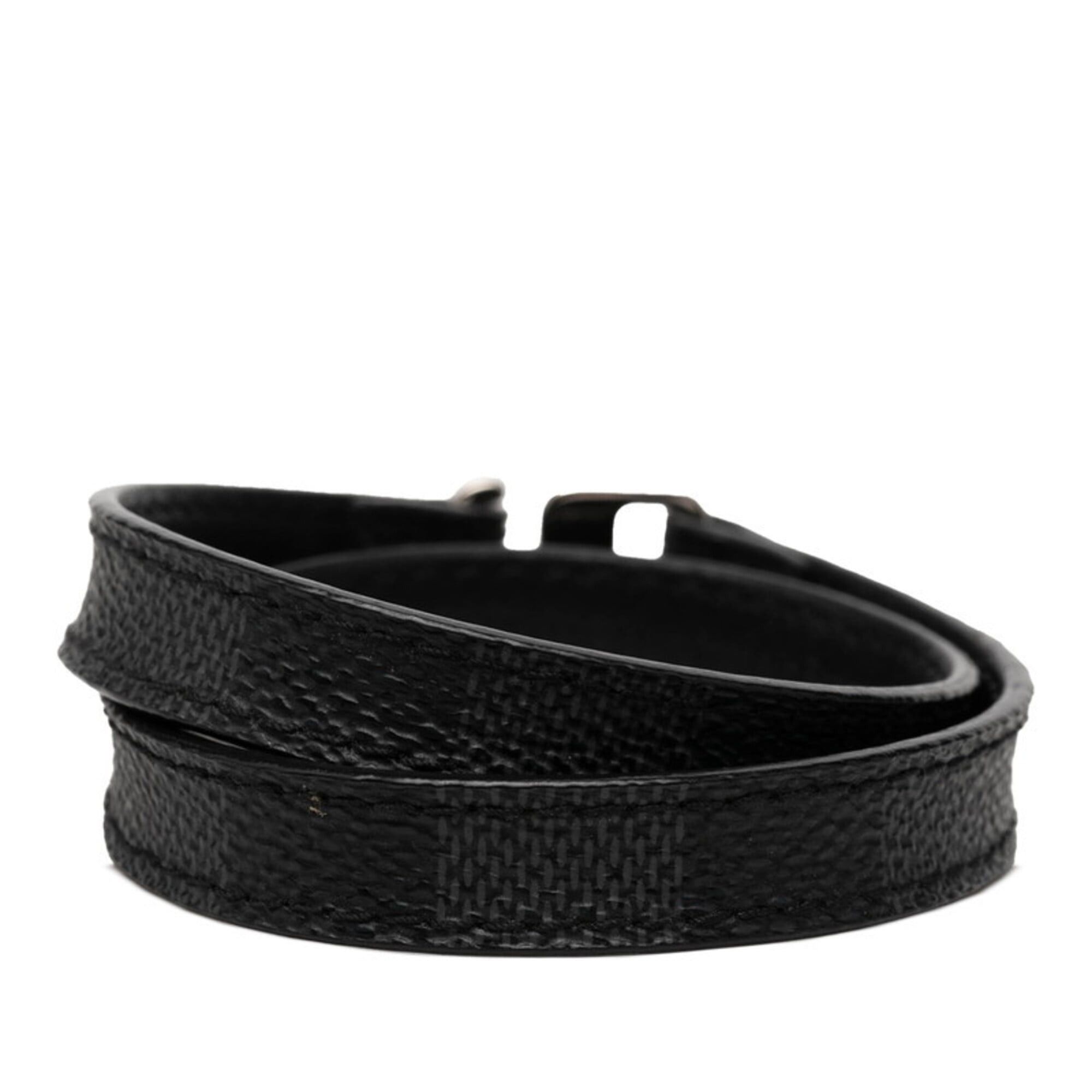 Louis Vuitton Louis Vuitton Damier Graphite Snap-It Bracelet M6768 Black Metal Women's LOUIS VUITTON Size ONE SIZE - 3 Thumbnail