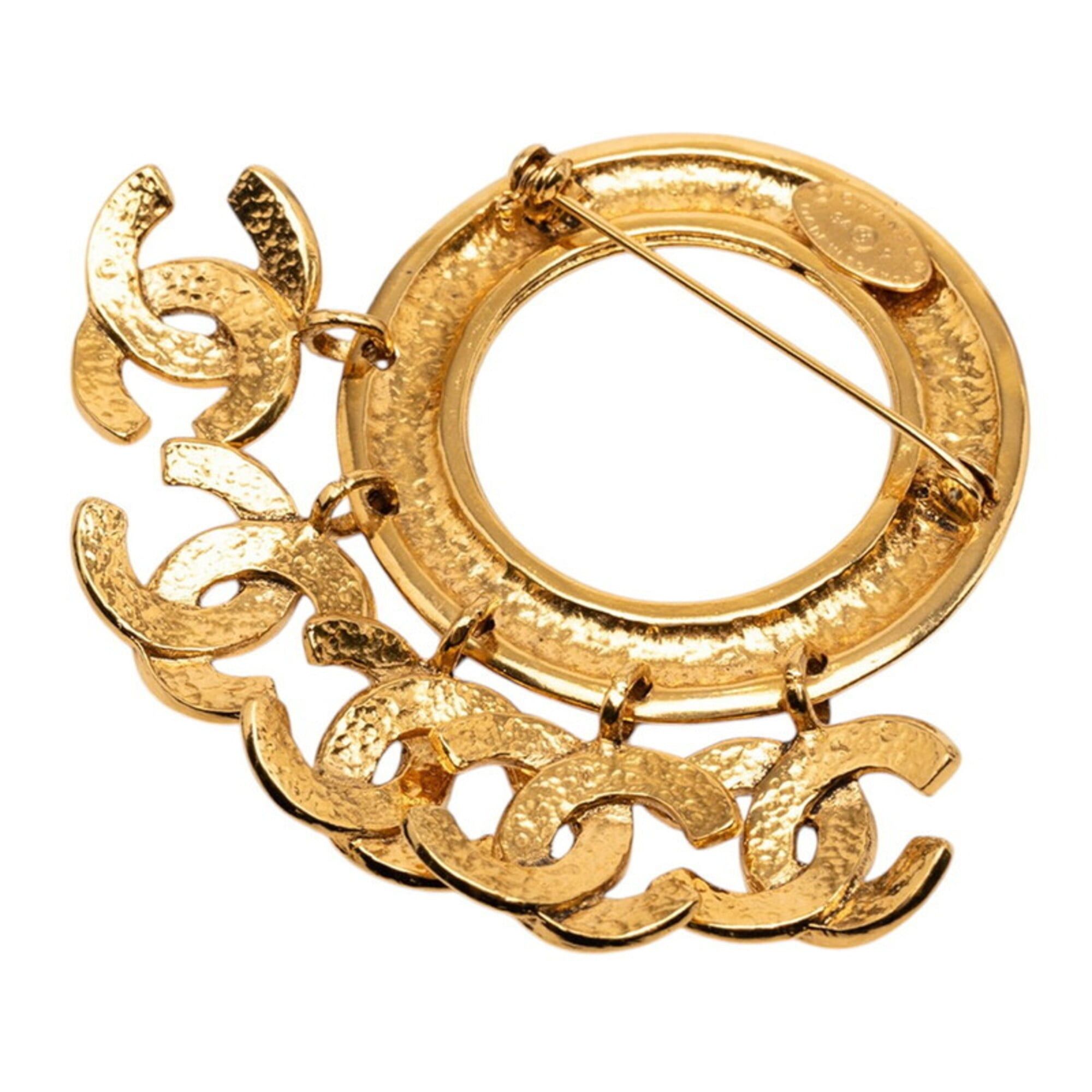 Chanel Chanel Coco Mark Vintage Brooch 94P Gold Plated Women's CHANEL Size ONE SIZE - 2 Thumbnail