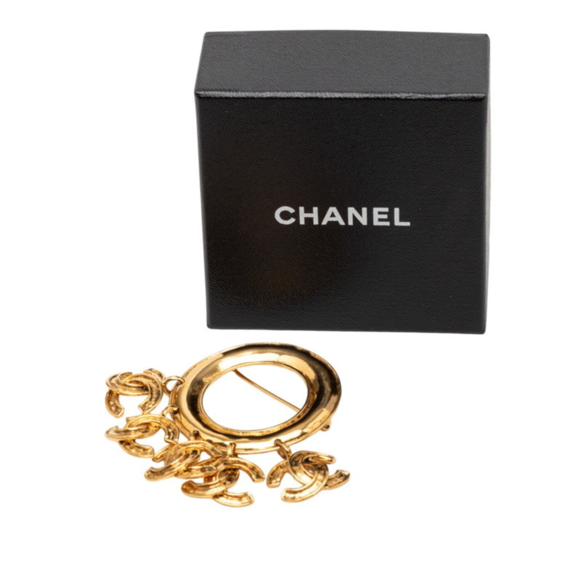 Chanel Chanel Coco Mark Vintage Brooch 94P Gold Plated Women's CHANEL Size ONE SIZE - 4 Thumbnail