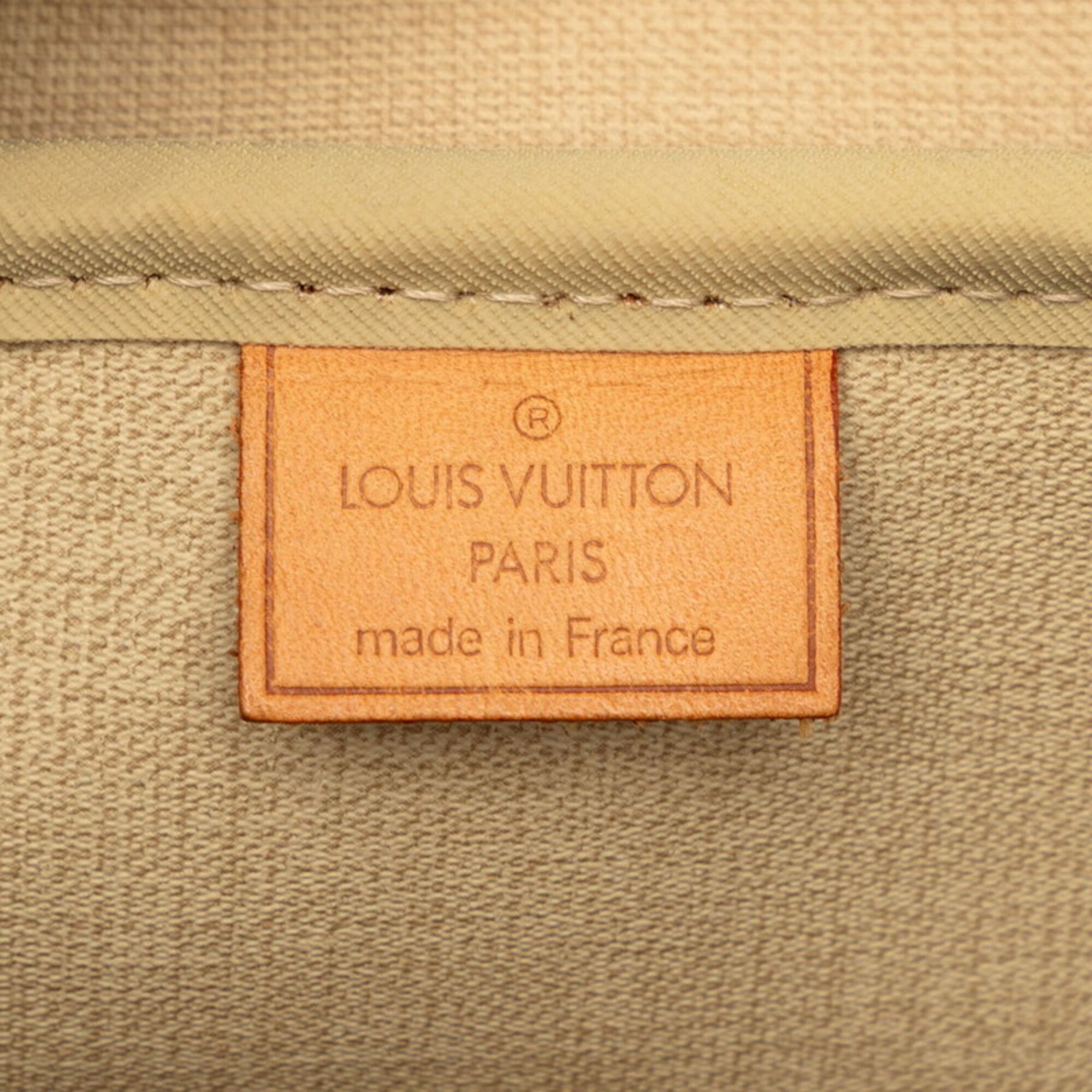 Louis Vuitton Louis Vuitton Monogram Deauville Handbag M47270 Brown Leather Women's LOUIS VUITTON Size ONE SIZE - 5 Thumbnail