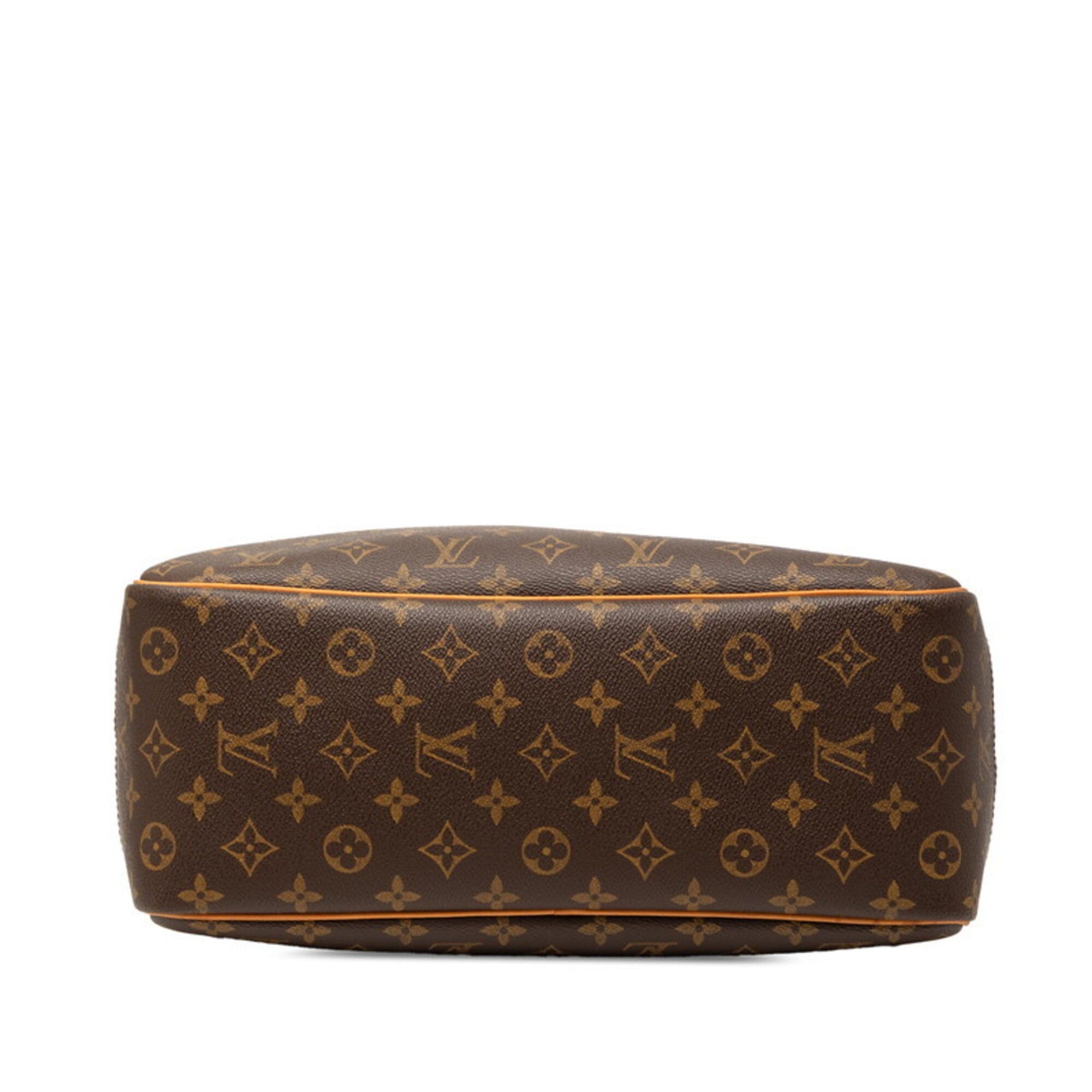 Louis Vuitton Louis Vuitton Monogram Deauville Handbag M47270 Brown Leather Women's LOUIS VUITTON Size ONE SIZE - 3 Thumbnail