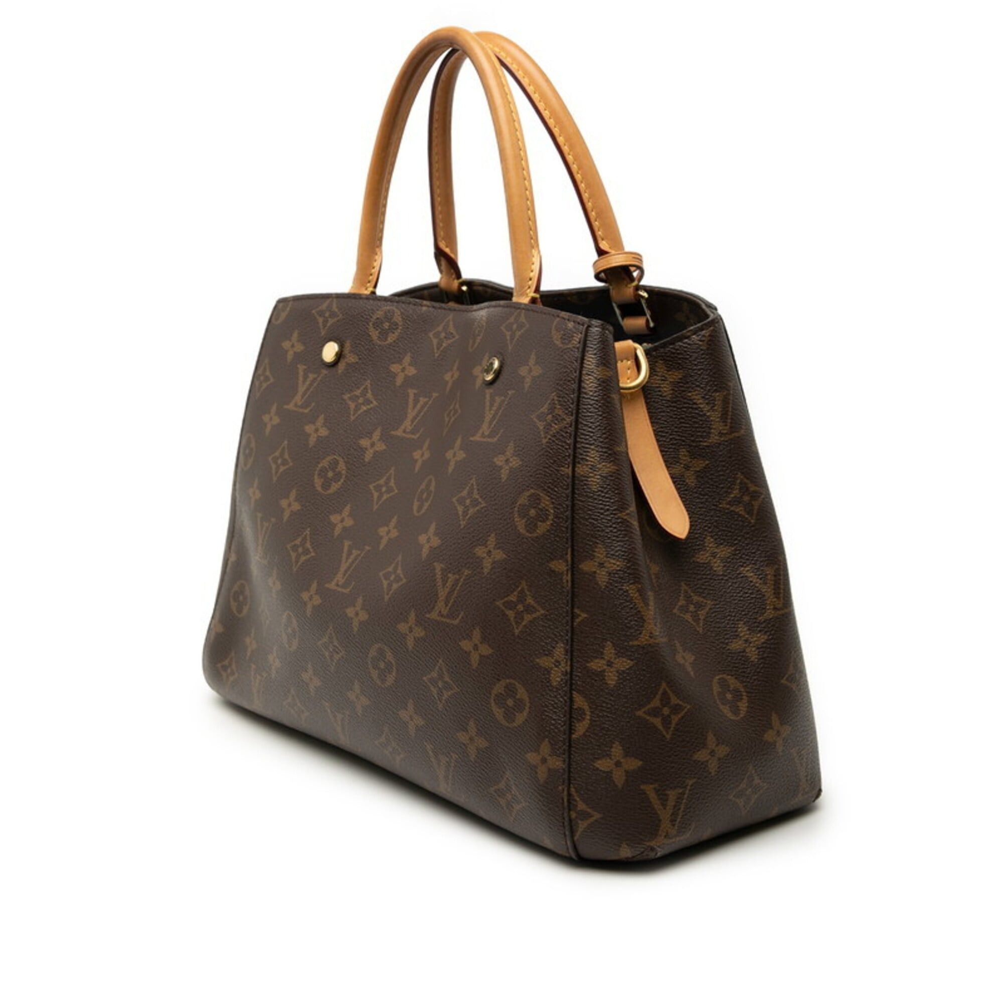 Louis Vuitton Louis Vuitton Monogram Montaigne MM Handbag Shoulder Bag 2WAY M41056 Brown Leather Women's LOUIS VUITTON Size ONE SIZE - 2 Thumbnail