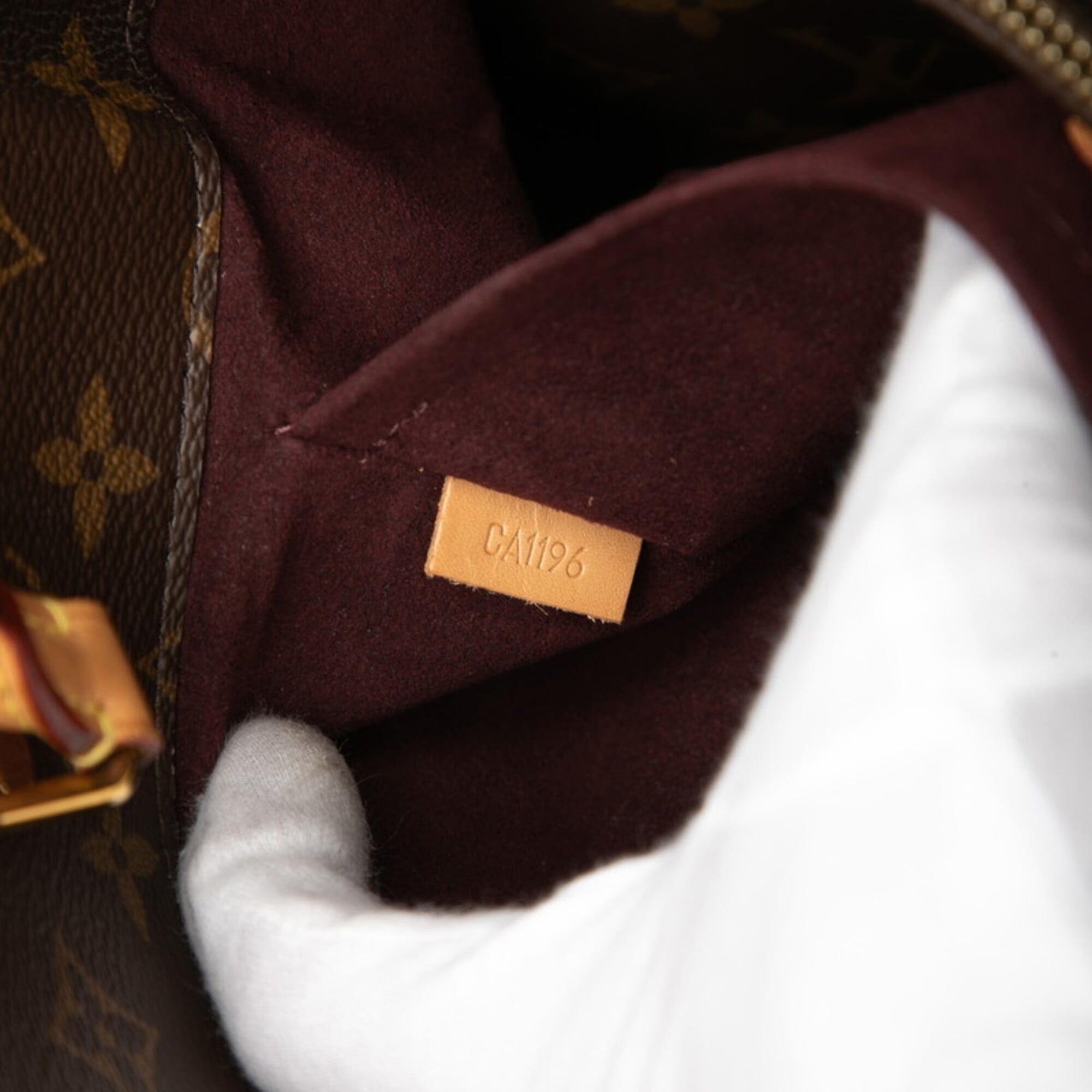 Louis Vuitton Louis Vuitton Monogram Montaigne MM Handbag Shoulder Bag 2WAY M41056 Brown Leather Women's LOUIS VUITTON Size ONE SIZE - 6 Thumbnail