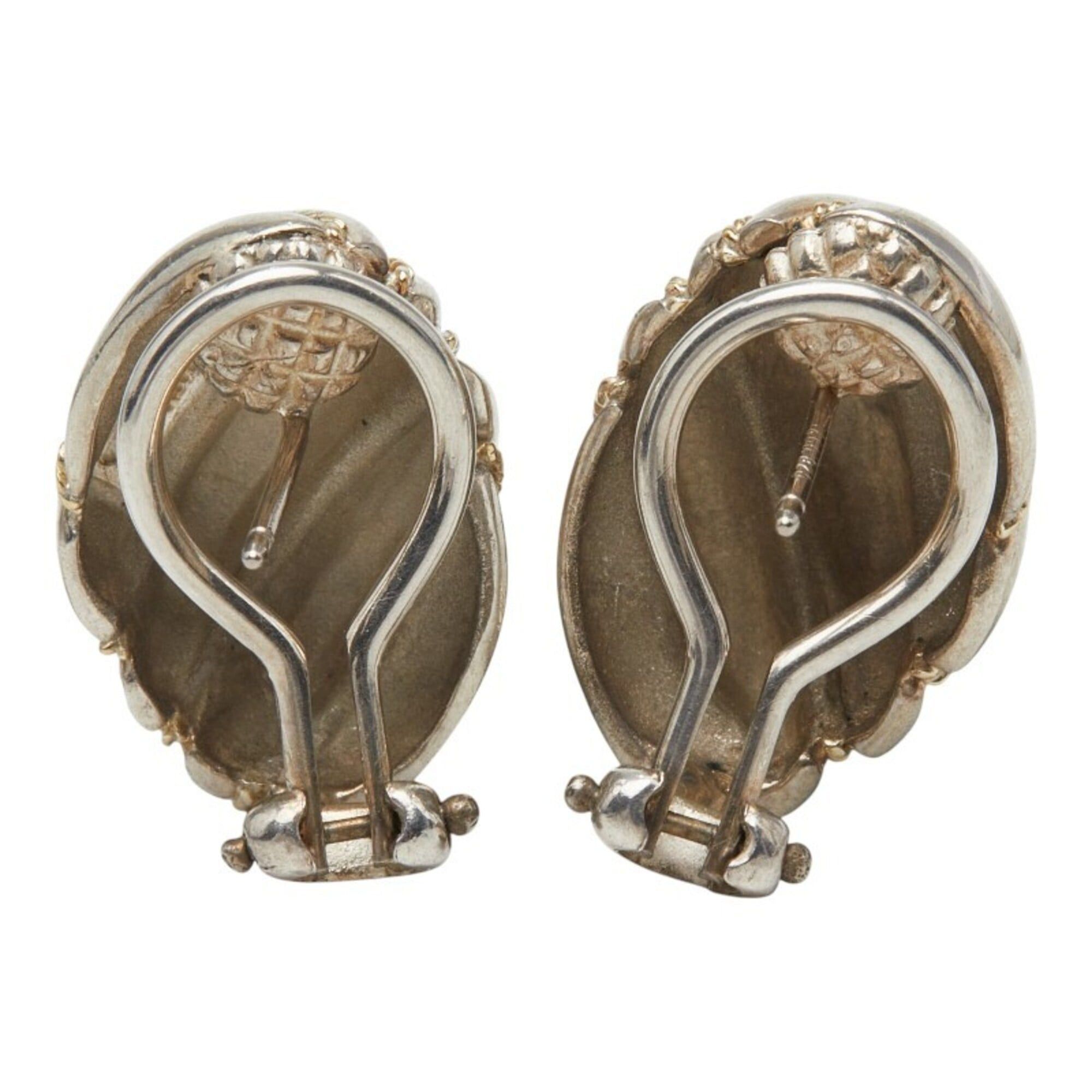 Tiffany & Co. Tiffany & Co. Twist Rope Earrings, SV925 Sterling Silver, 18K Yellow Gold (Au750), Women's. Size ONE SIZE - 3 Thumbnail