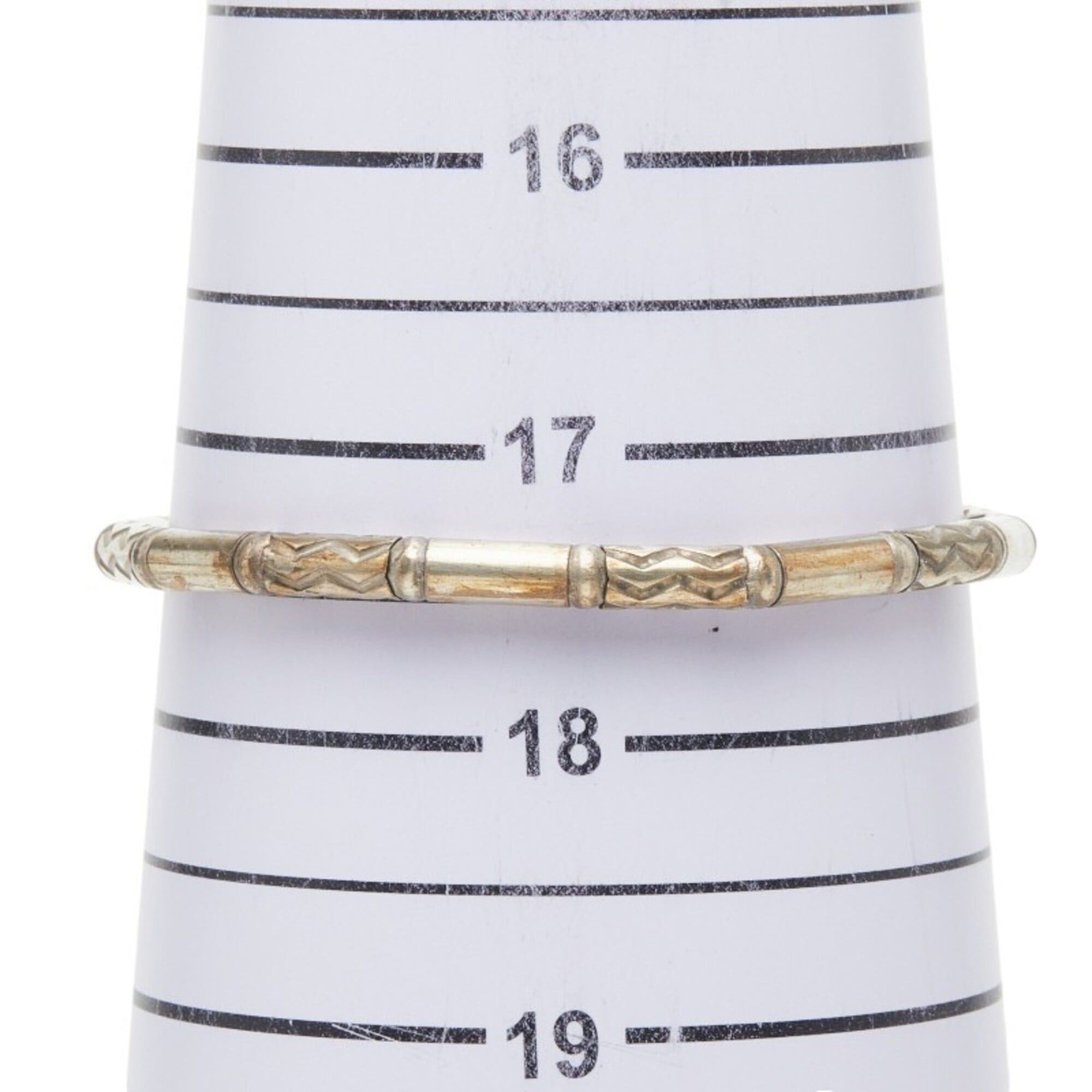 Tiffany & Co. Tiffany & Co. Aztec Zigzag Bracelet, SV925 Silver, Hematite, Women's. Size ONE SIZE - 6 Thumbnail