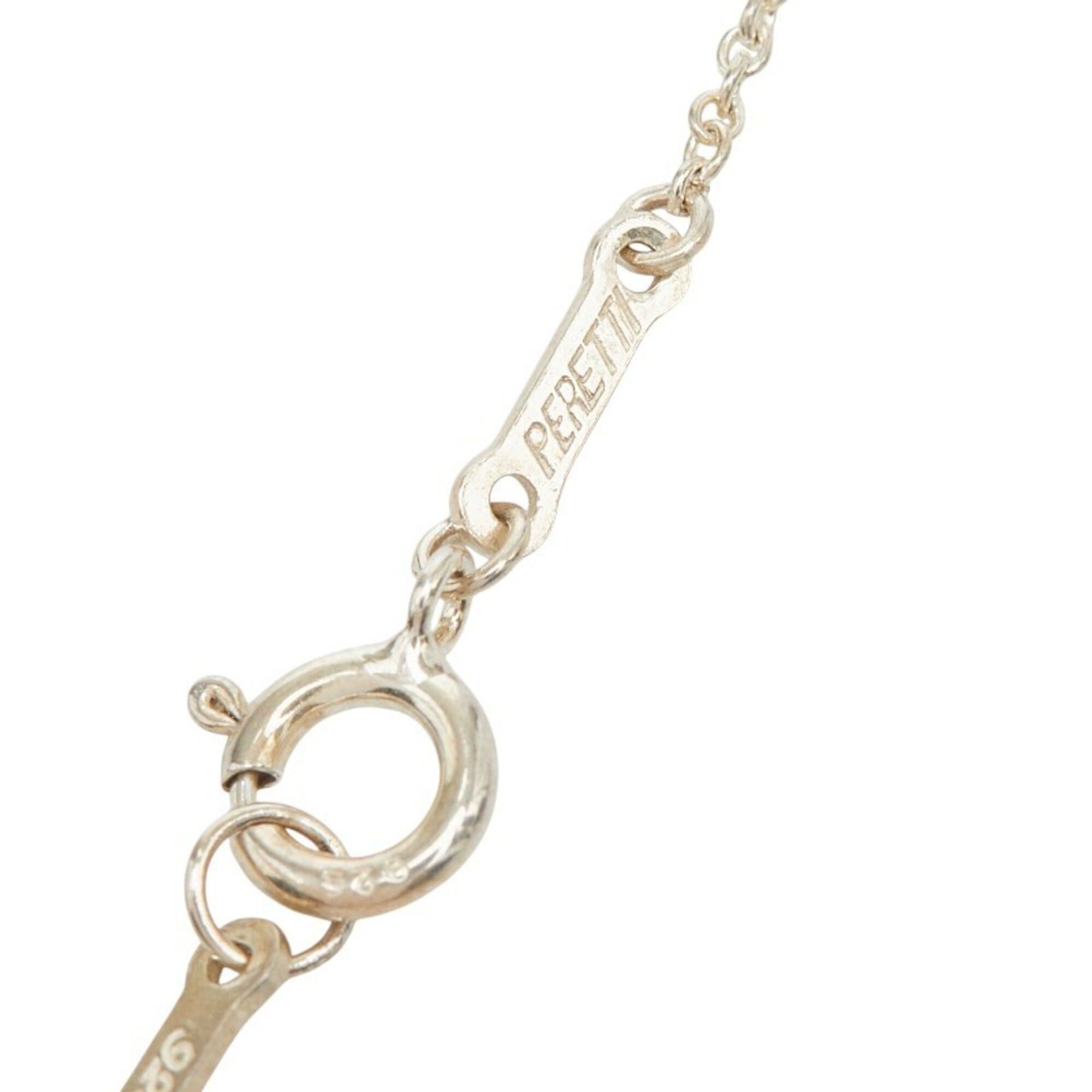 Tiffany & Co. Tiffany & Co. Elsa Peretti Open Teardrop Chain Pendant Necklace, SV925 Silver, Women's. Size ONE SIZE - 5 Thumbnail