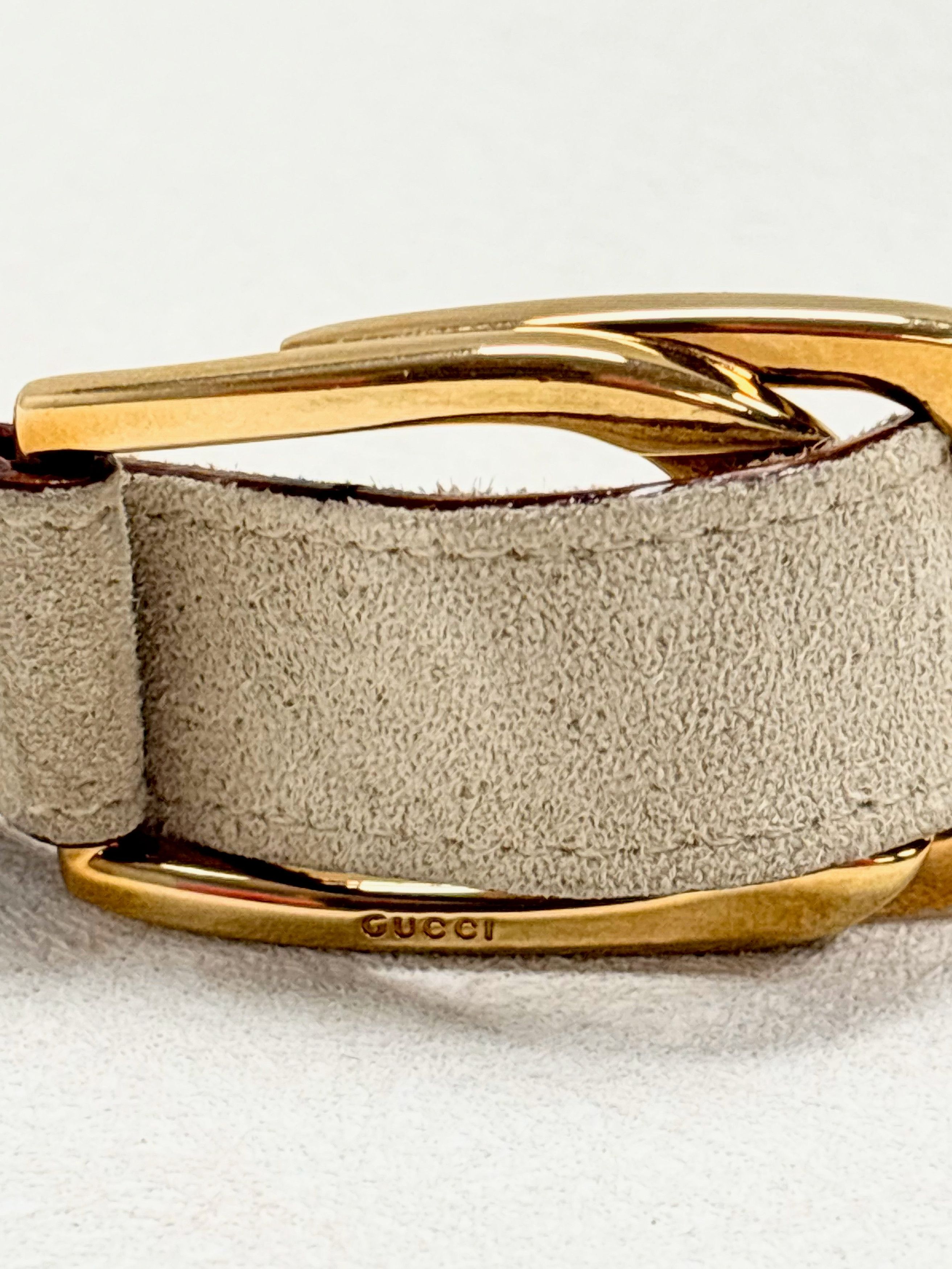 Gucci Ceinture Veau velours Size ONE SIZE - 8 Thumbnail