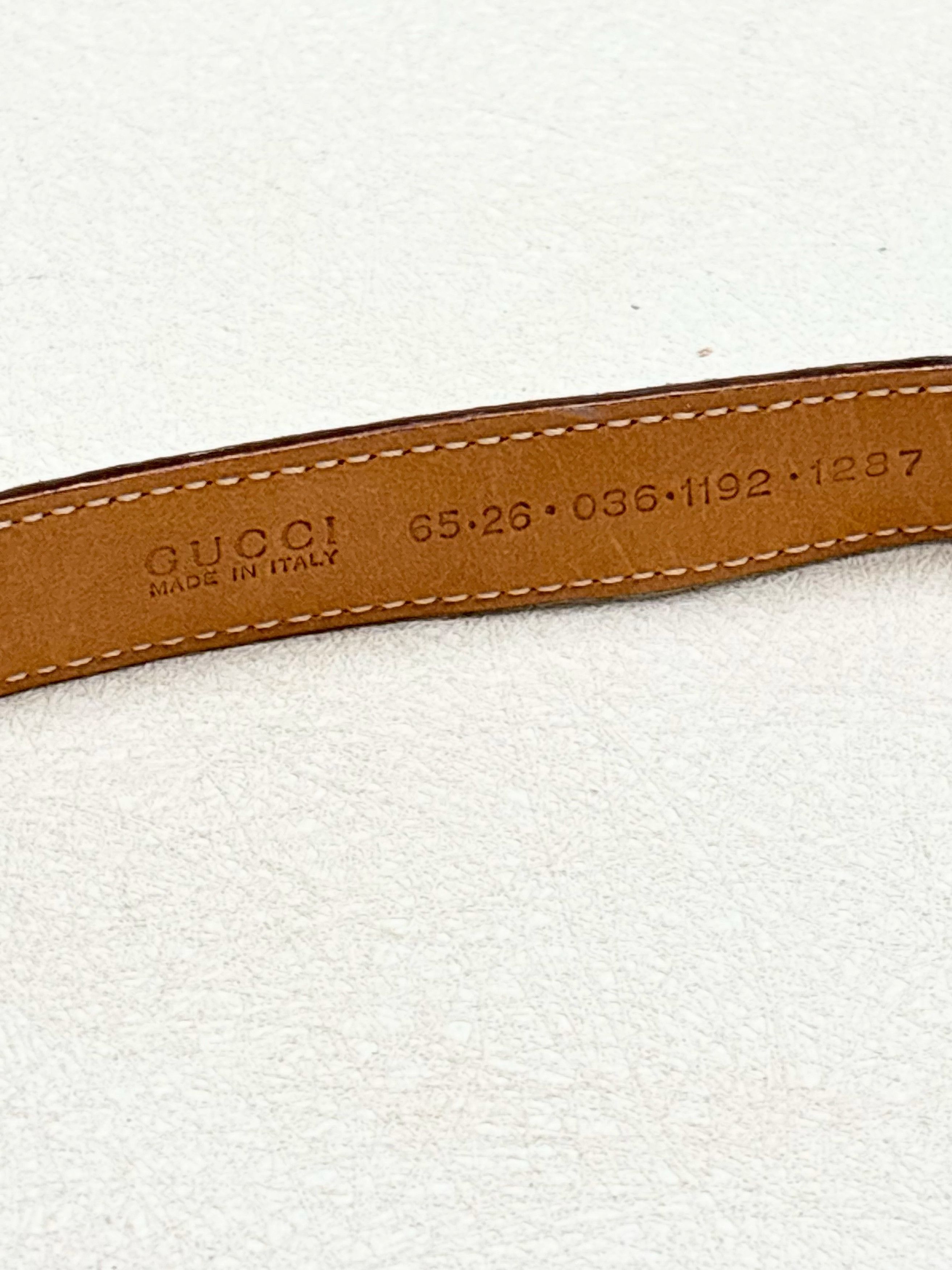 Gucci Ceinture Veau velours Size ONE SIZE - 9 Thumbnail