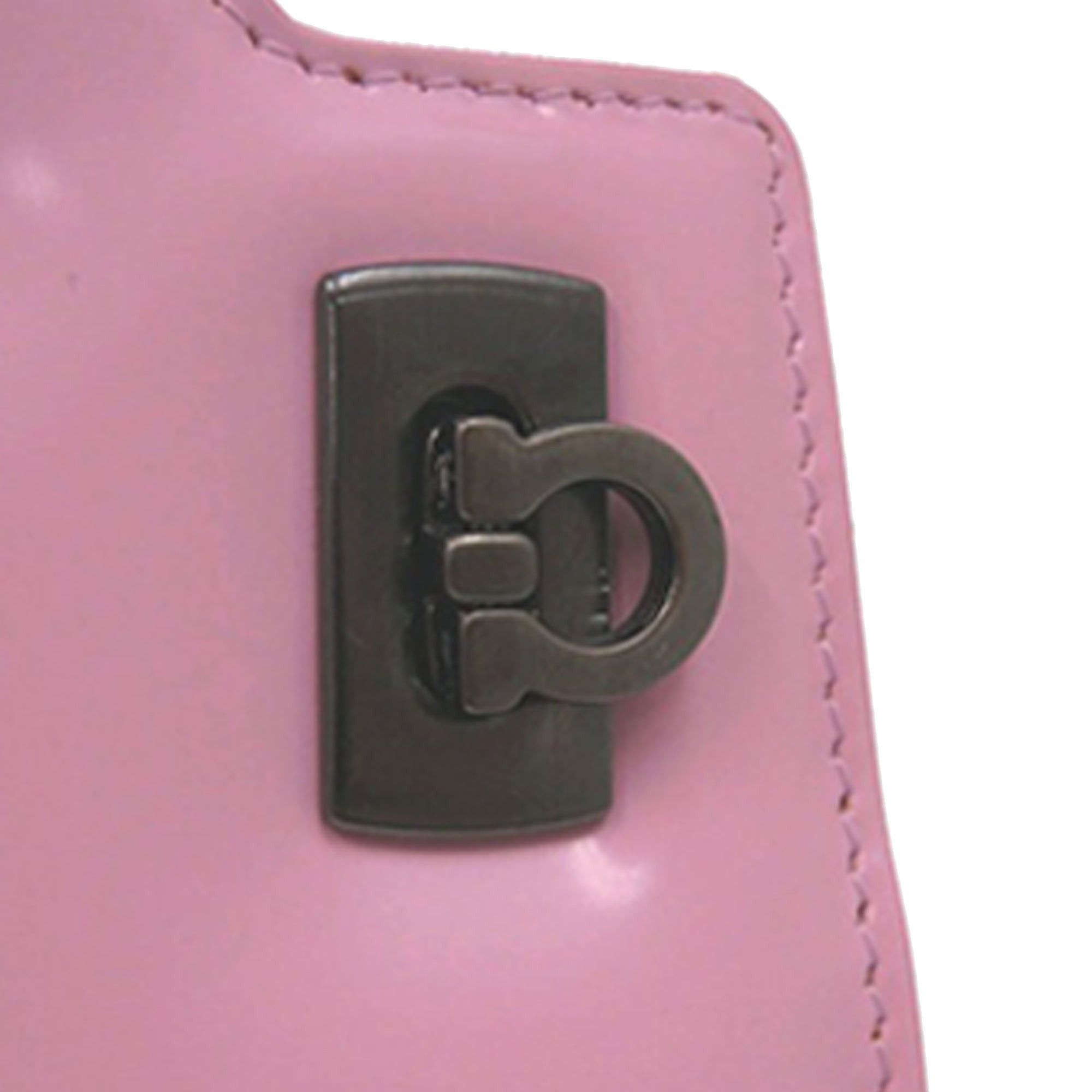 Salvatore Ferragamo Micro Brushed Calfskin Wanda Top Handle Bag Size ONE SIZE - 16 Thumbnail