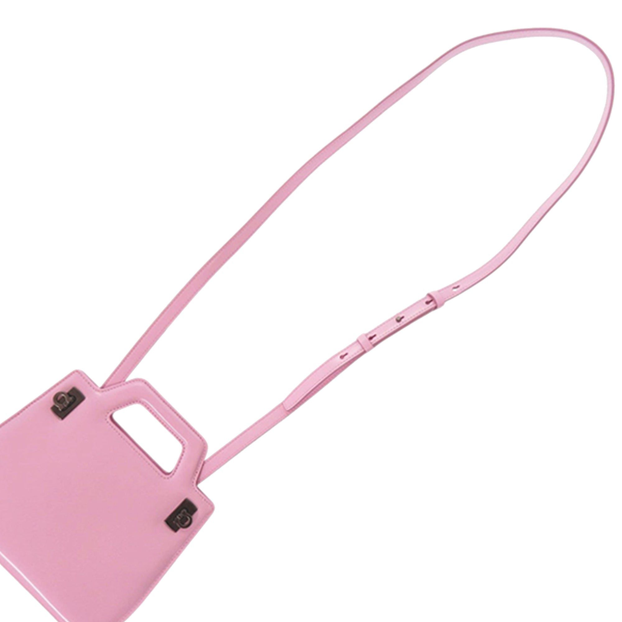 Salvatore Ferragamo Micro Brushed Calfskin Wanda Top Handle Bag Size ONE SIZE - 18 Thumbnail
