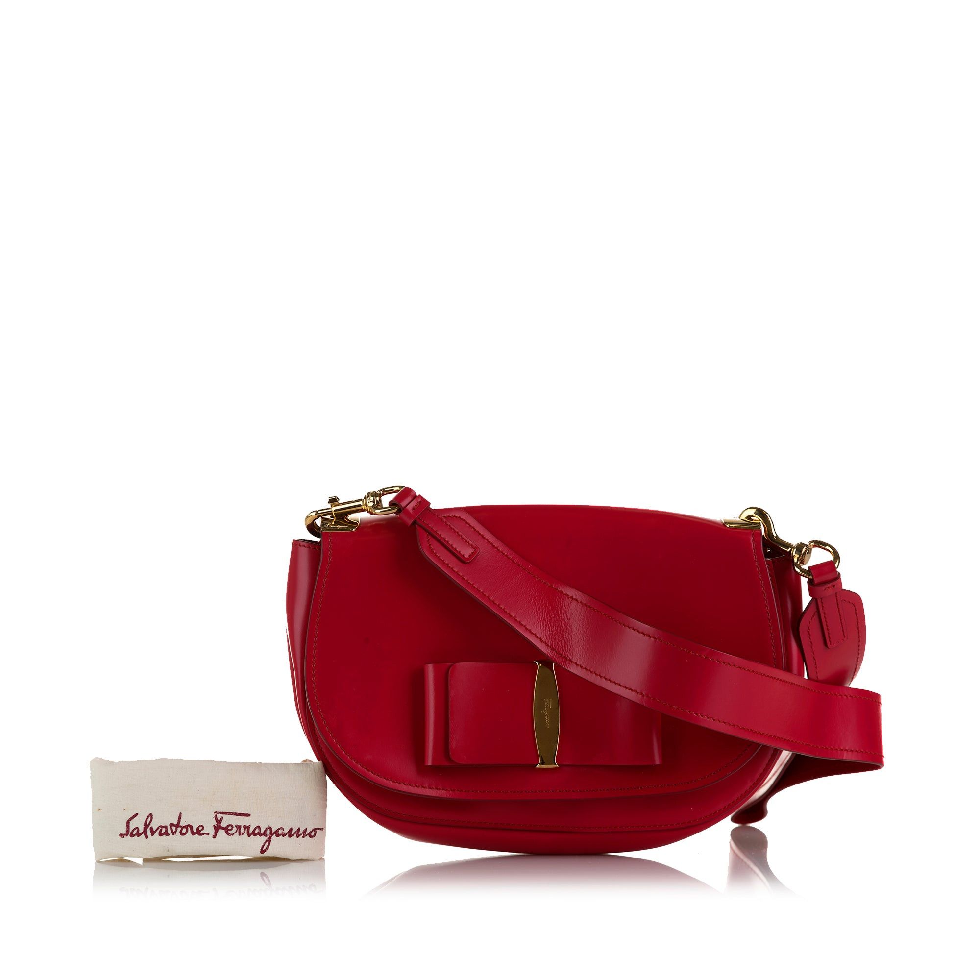 Salvatore Ferragamo Vara Shoulder Bag Size ONE SIZE - 10 Thumbnail