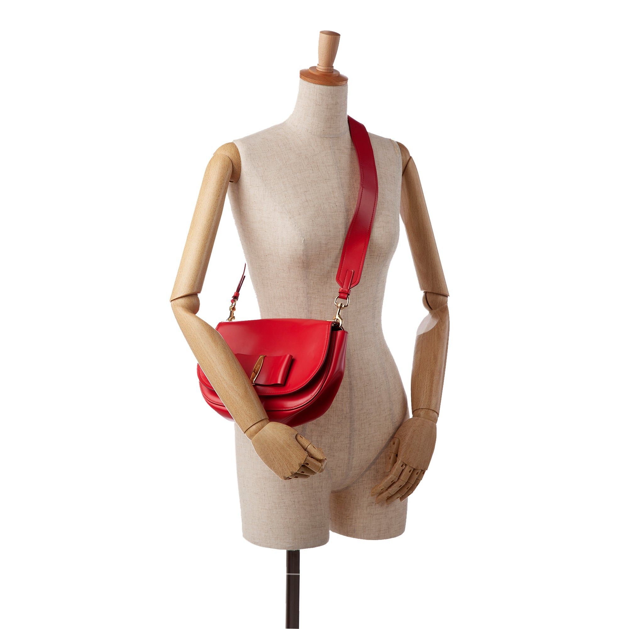Salvatore Ferragamo Vara Shoulder Bag Size ONE SIZE - 9 Thumbnail