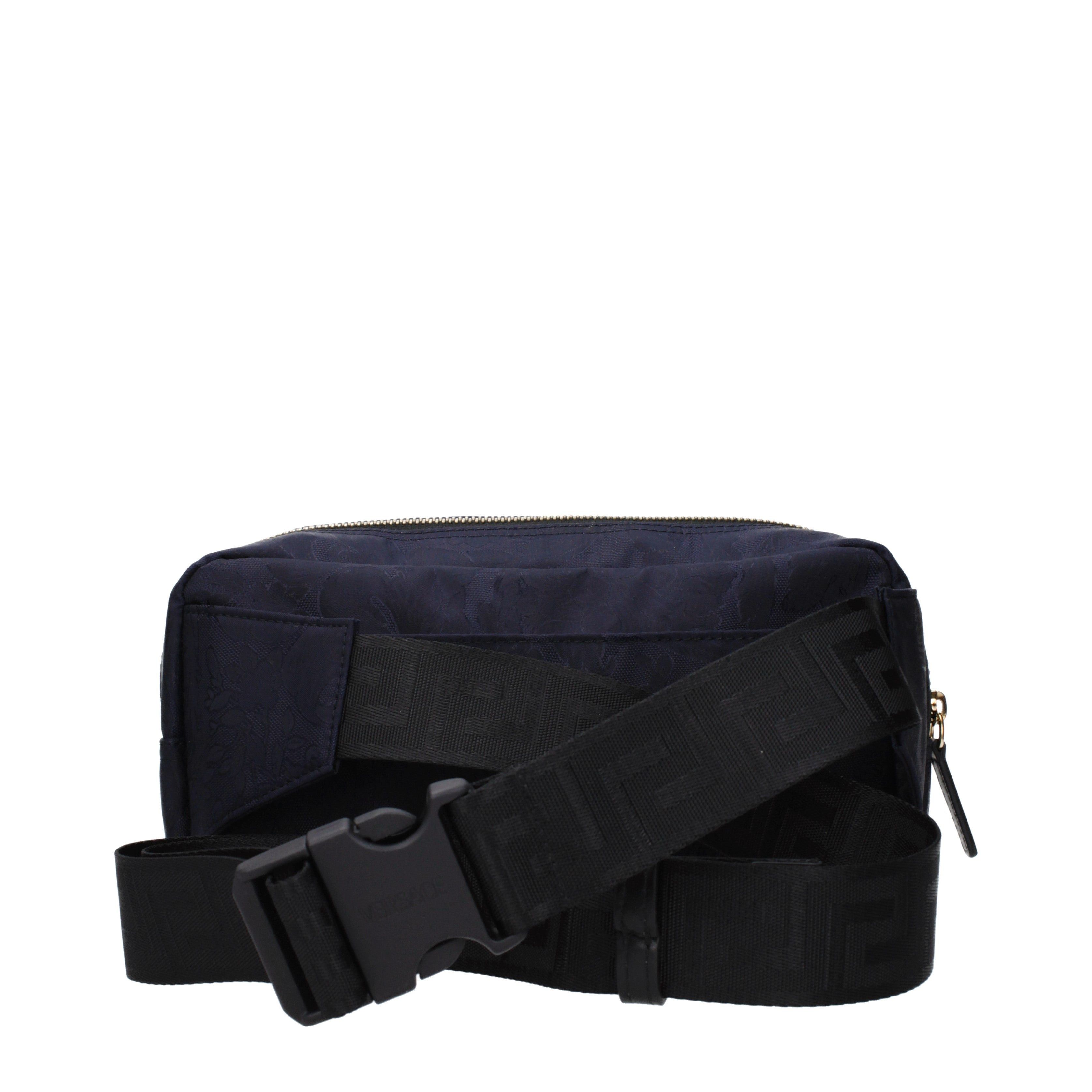 Versace Versace Backpacks and Bumbags Men Fabric Blue/Blue Navy Size ONE SIZE - 3 Thumbnail