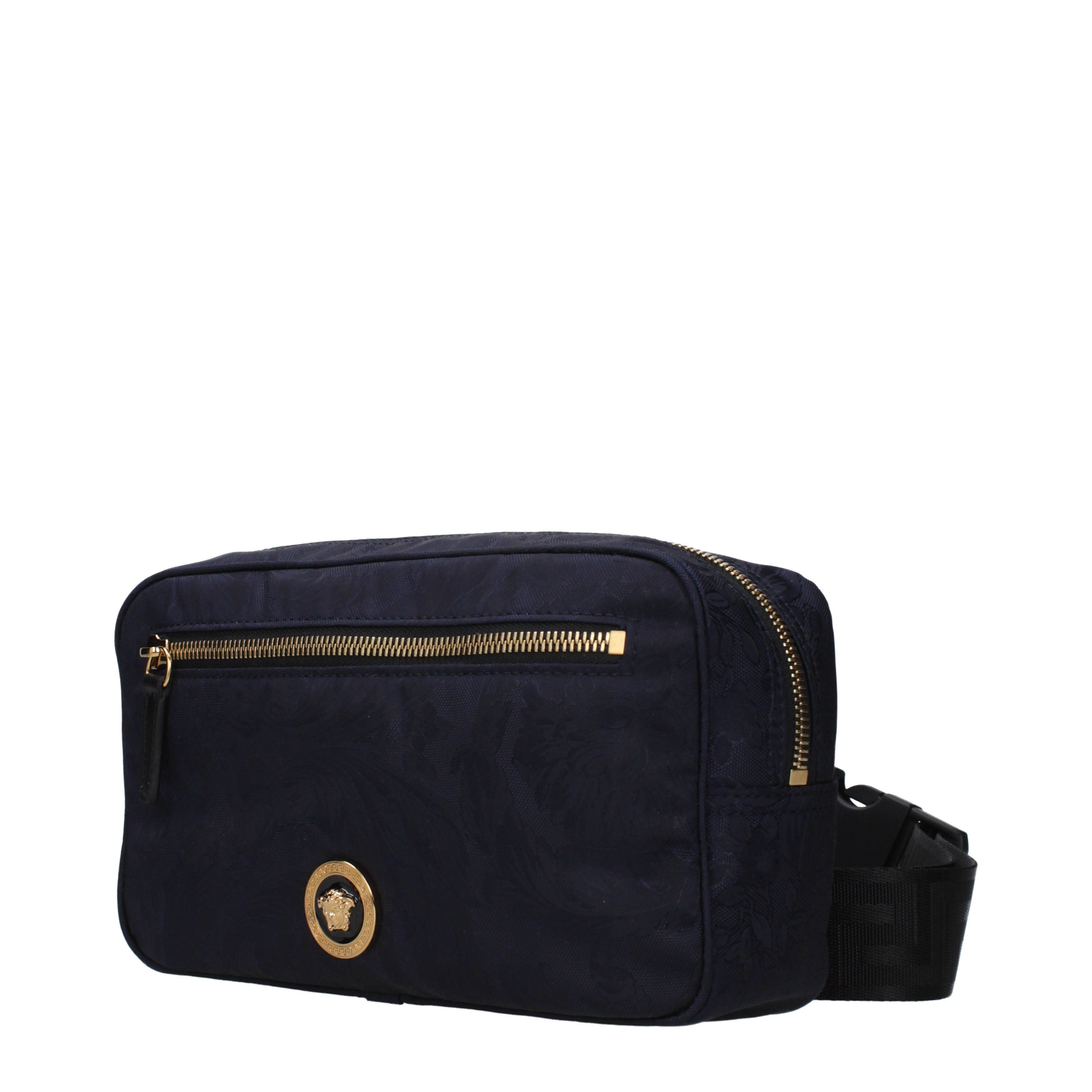 Versace Versace Backpacks and Bumbags Men Fabric Blue/Blue Navy Size ONE SIZE - 2 Thumbnail