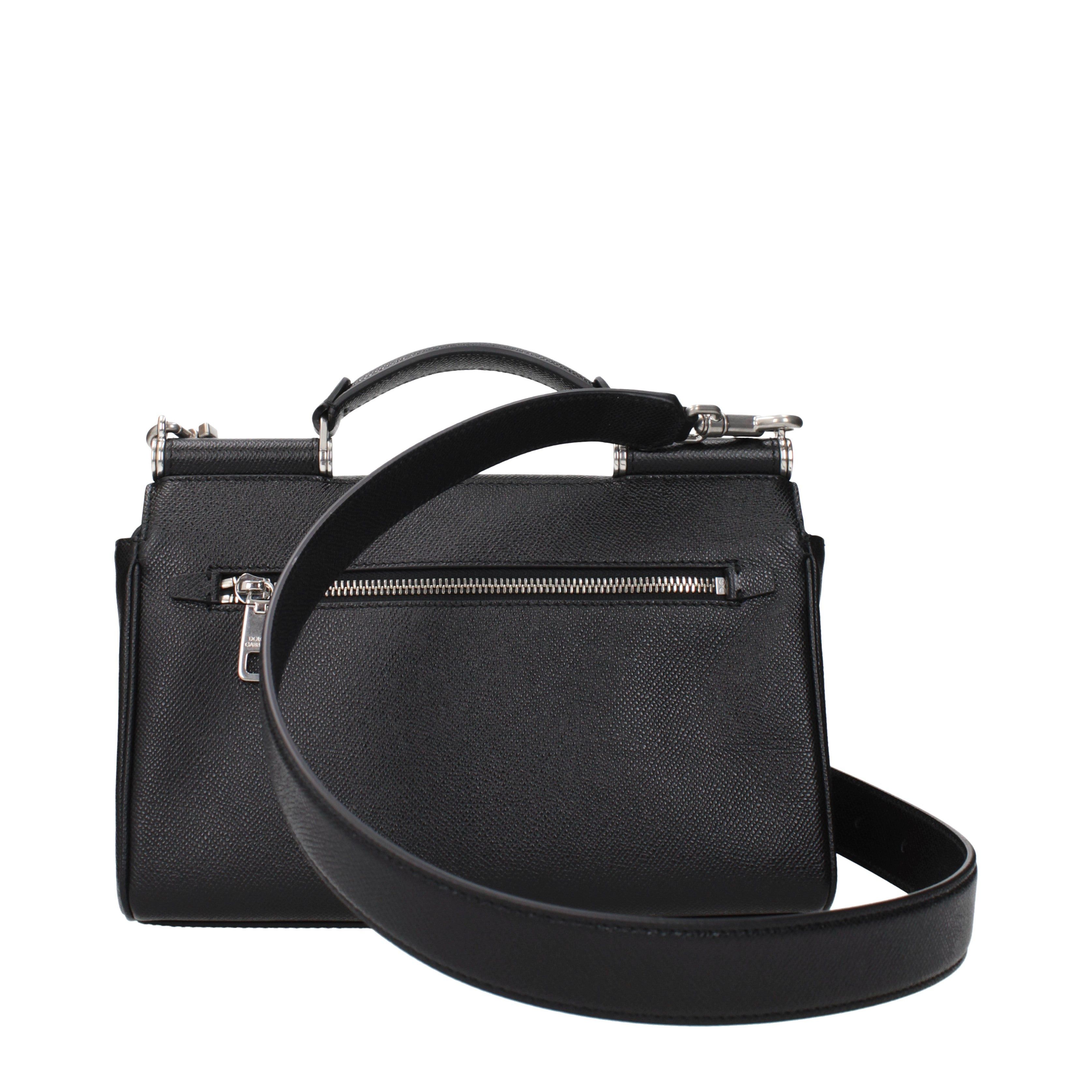 Dolce & Gabbana Dolce&Gabbana Handbags Men Leather Black Size ONE SIZE - 3 Thumbnail