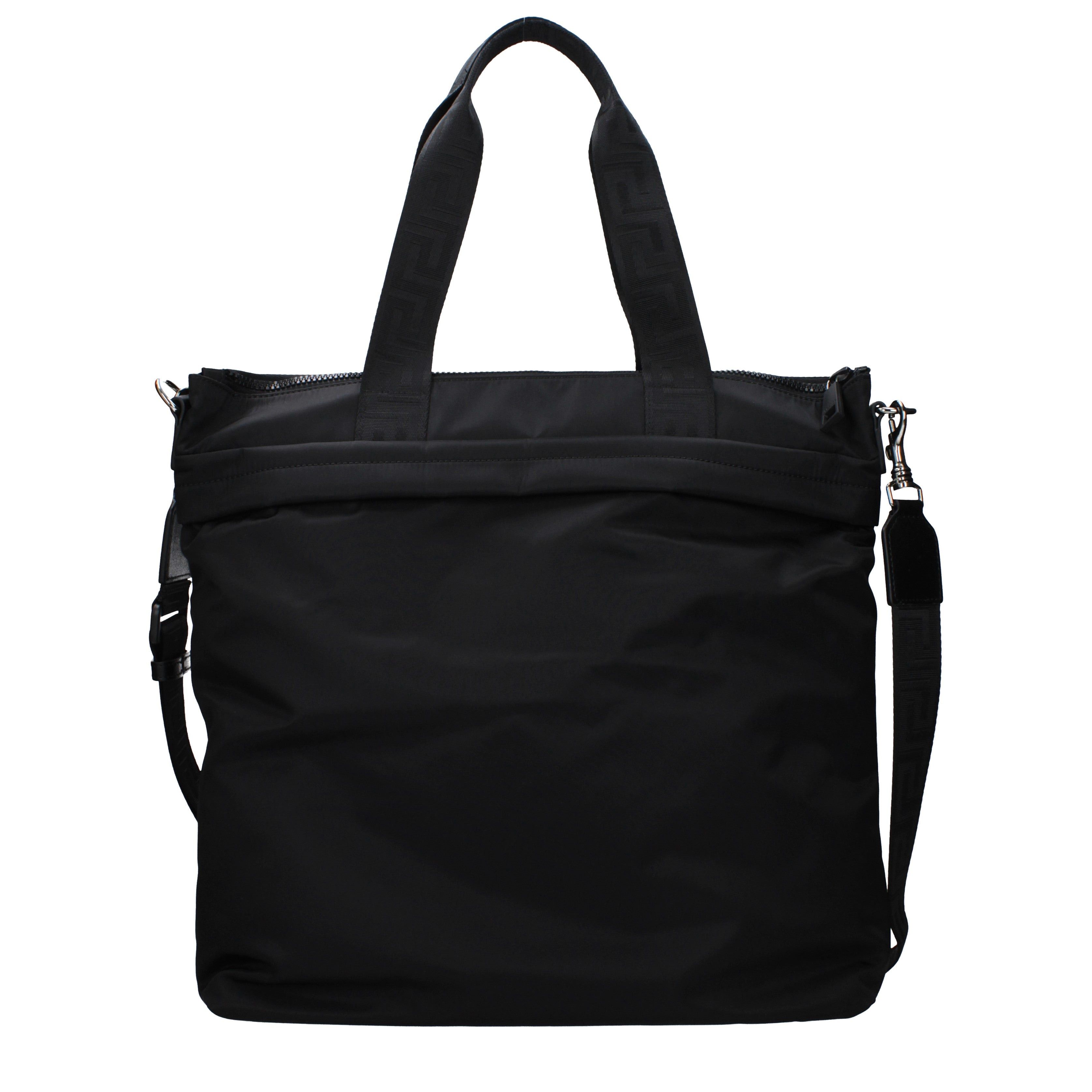 Versace Versace Shoulder Bags Men Nylon Black Size ONE SIZE - 3 Thumbnail