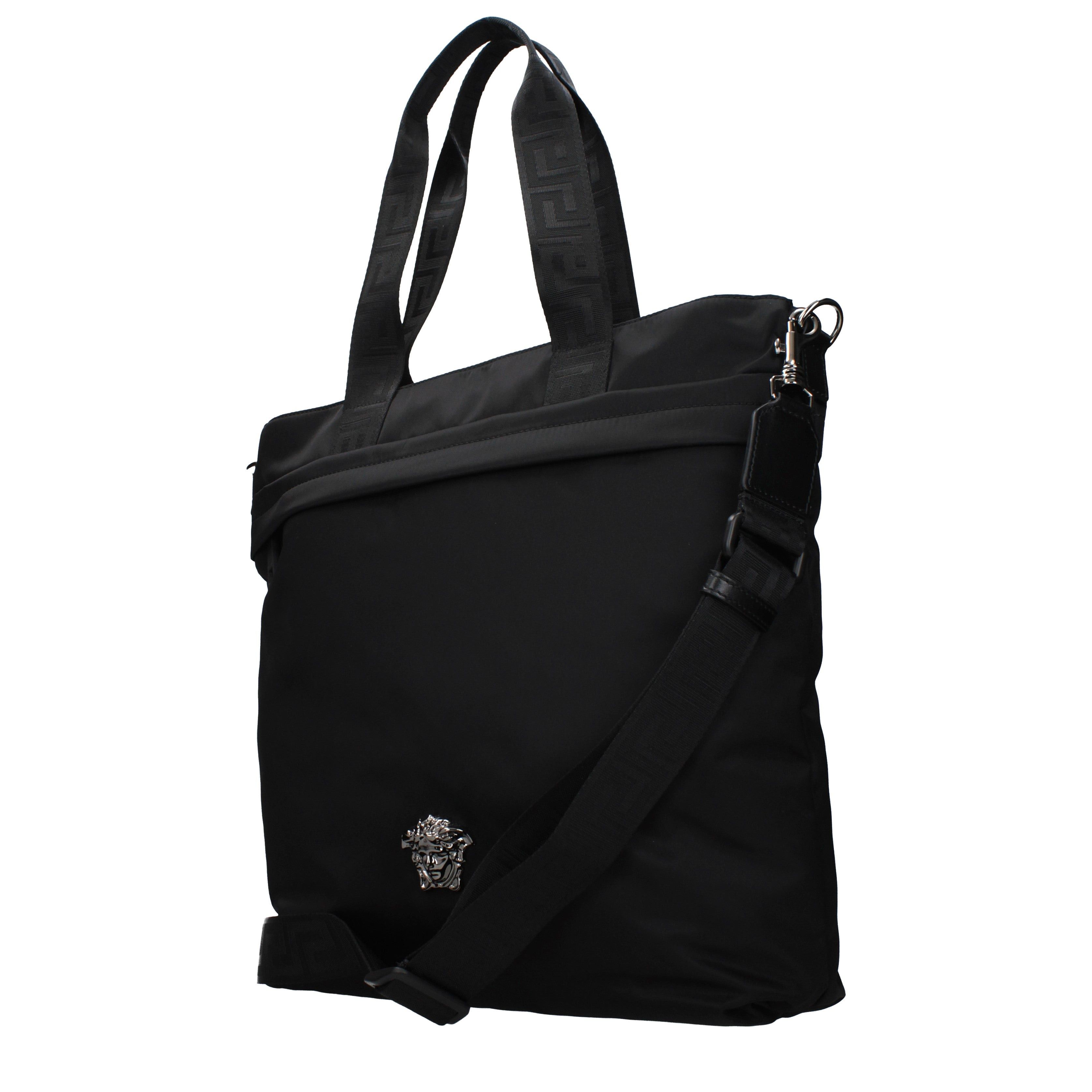 Versace Versace Shoulder Bags Men Nylon Black Size ONE SIZE - 2 Thumbnail
