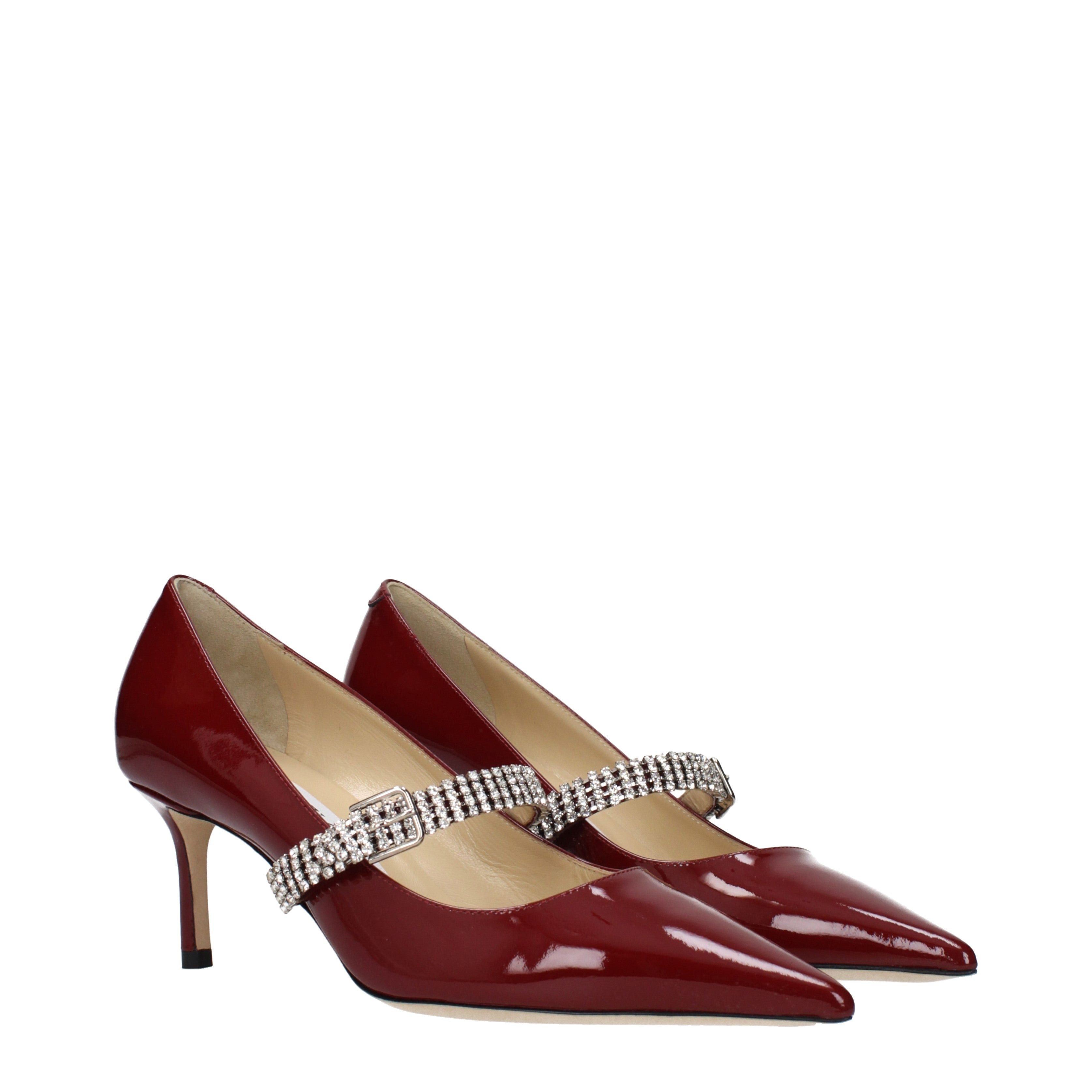 Jimmy Choo Jimmy Choo Pumps Women Patent Leather Red/Cherry Size US 7.5 / IT 37.5 - 2 Thumbnail