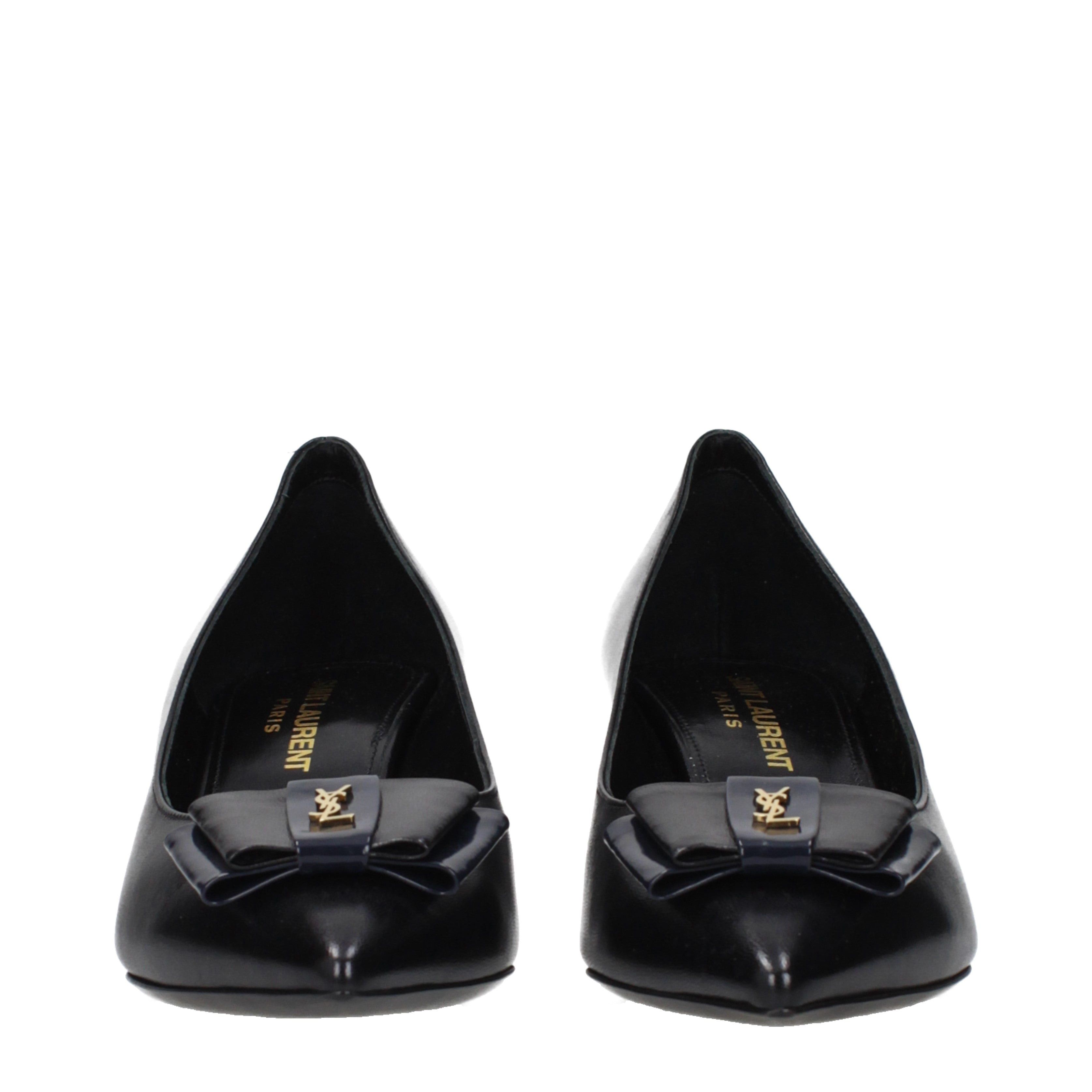 Saint Laurent Paris Saint Laurent Pumps Women Leather Black Size US 6 / IT 36 - 3 Thumbnail