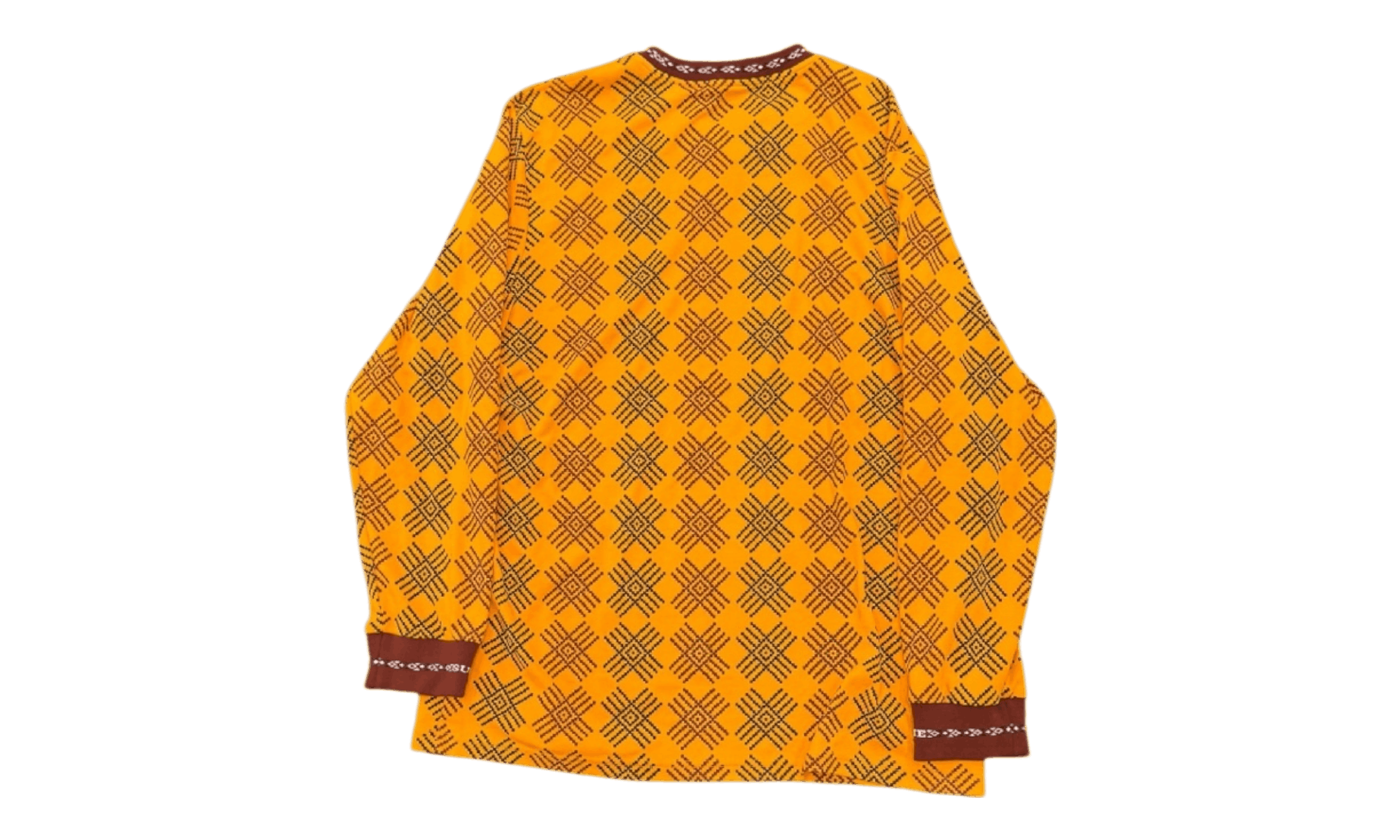 Supreme Yellow Cross Longsleeve T-Shirt Size US XL / EU 56 / 4 - 2 Thumbnail